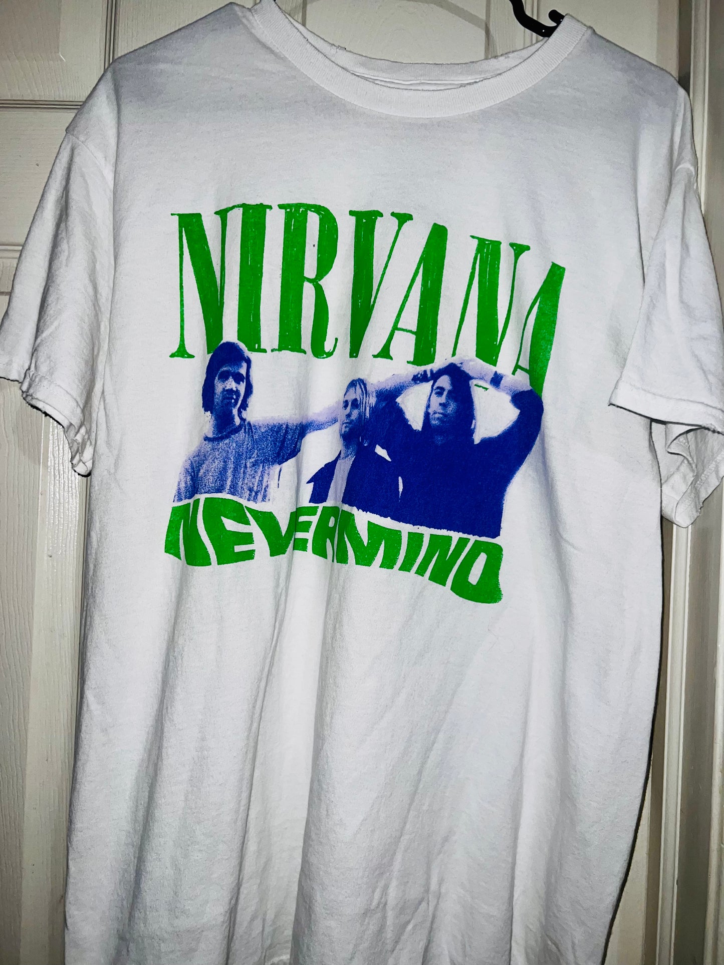 Nirvana “Nevermind” Oversized Distressed Tee