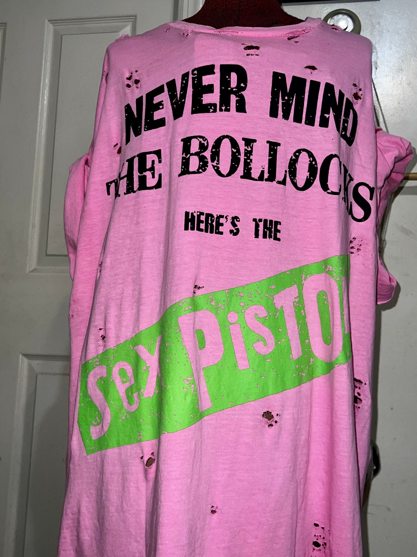 The Sex Pistols Oversized Distressed Tee/Dress