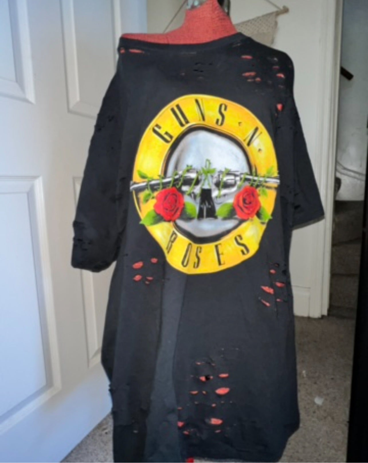 Guns n Roses Oversized Distressed Tee