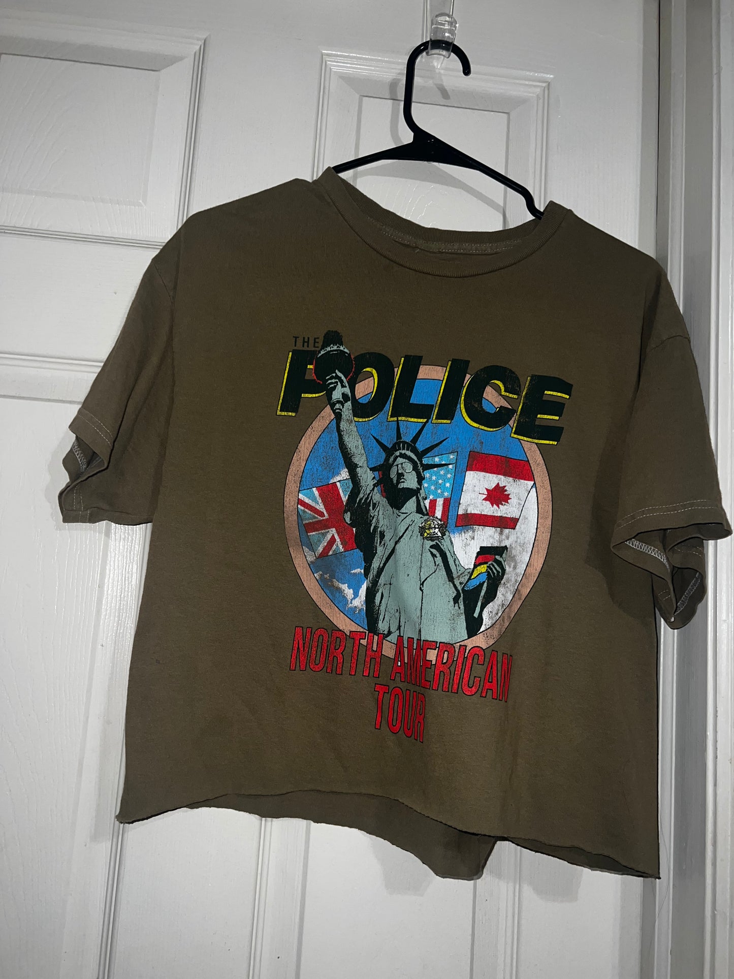 The Police Oversized Distressed Tee