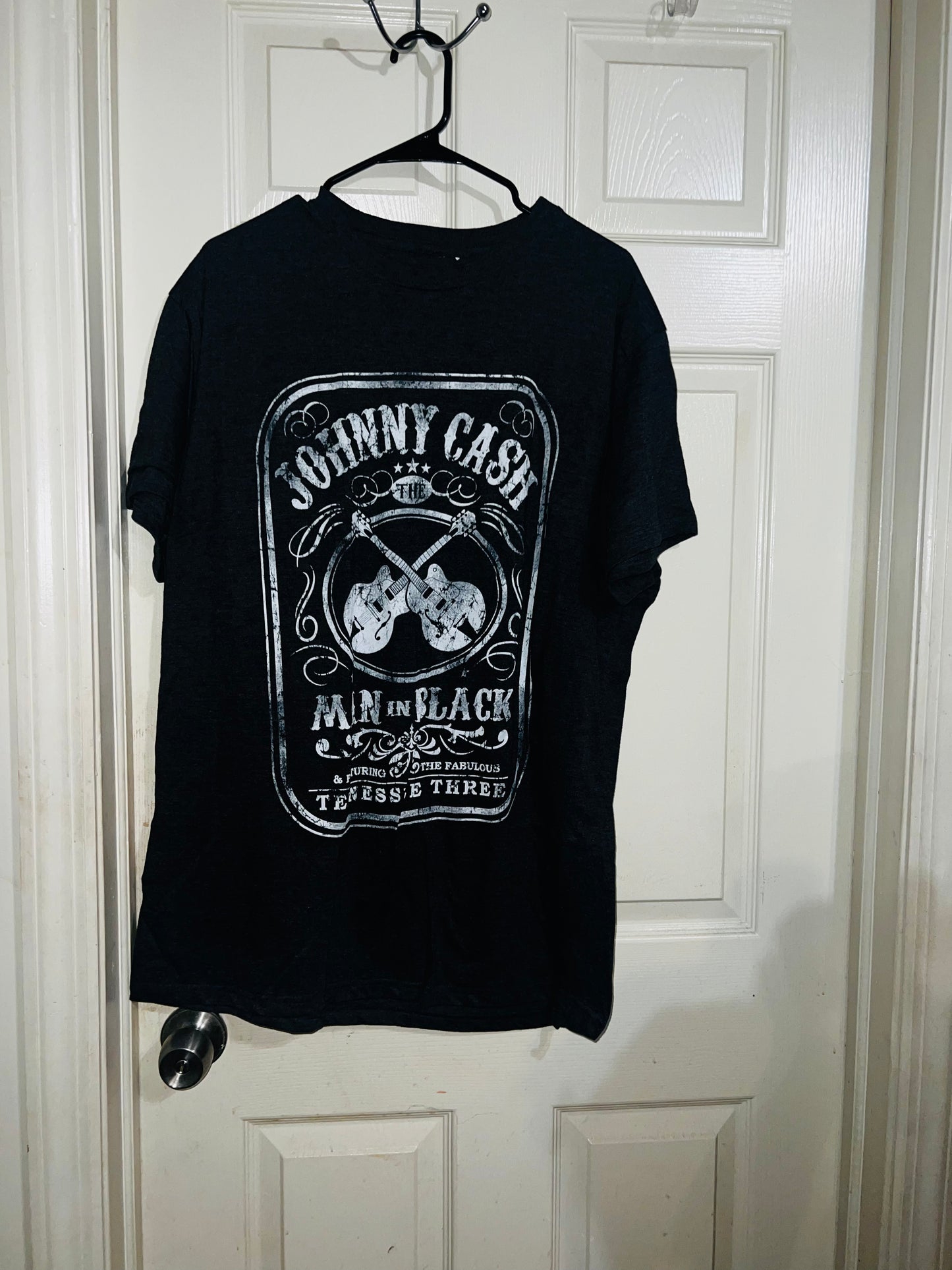 Johnny Cash Oversized Distressed Tee