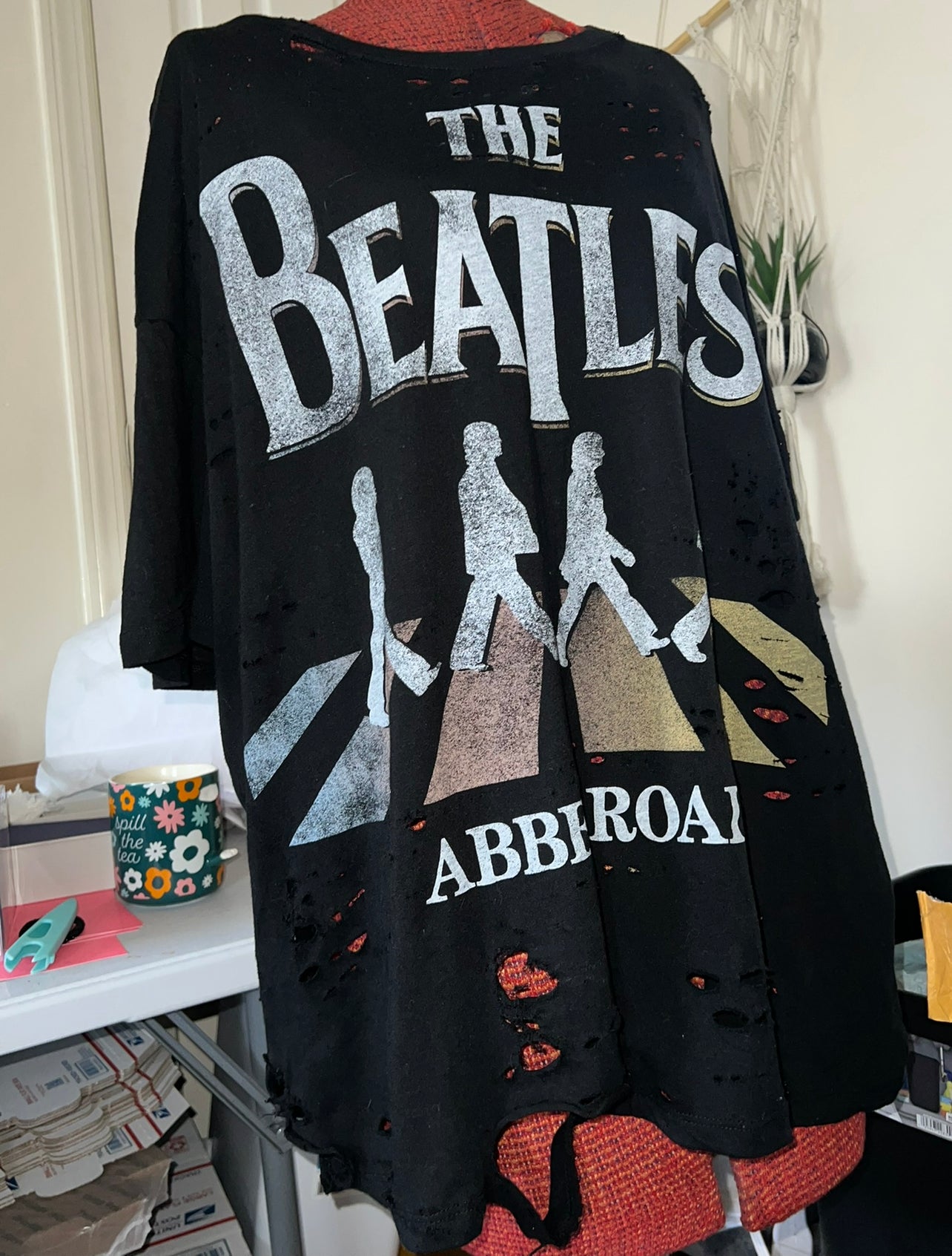 The Beatles Abbey Road Distressed tee
