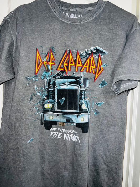 Def Leppard Vintage Distressed Tee