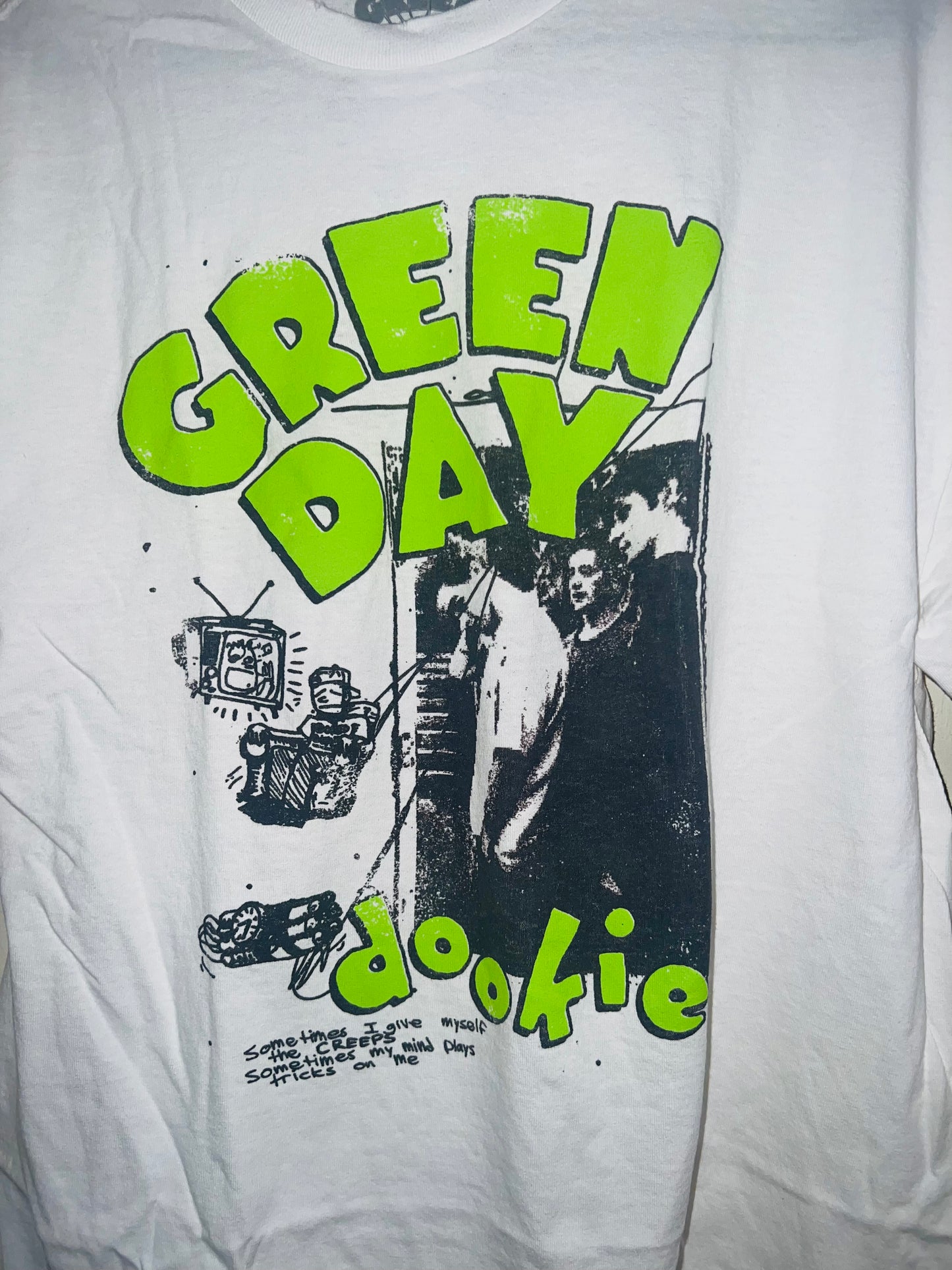 Green Day Dookie Oversized Distressed Tee