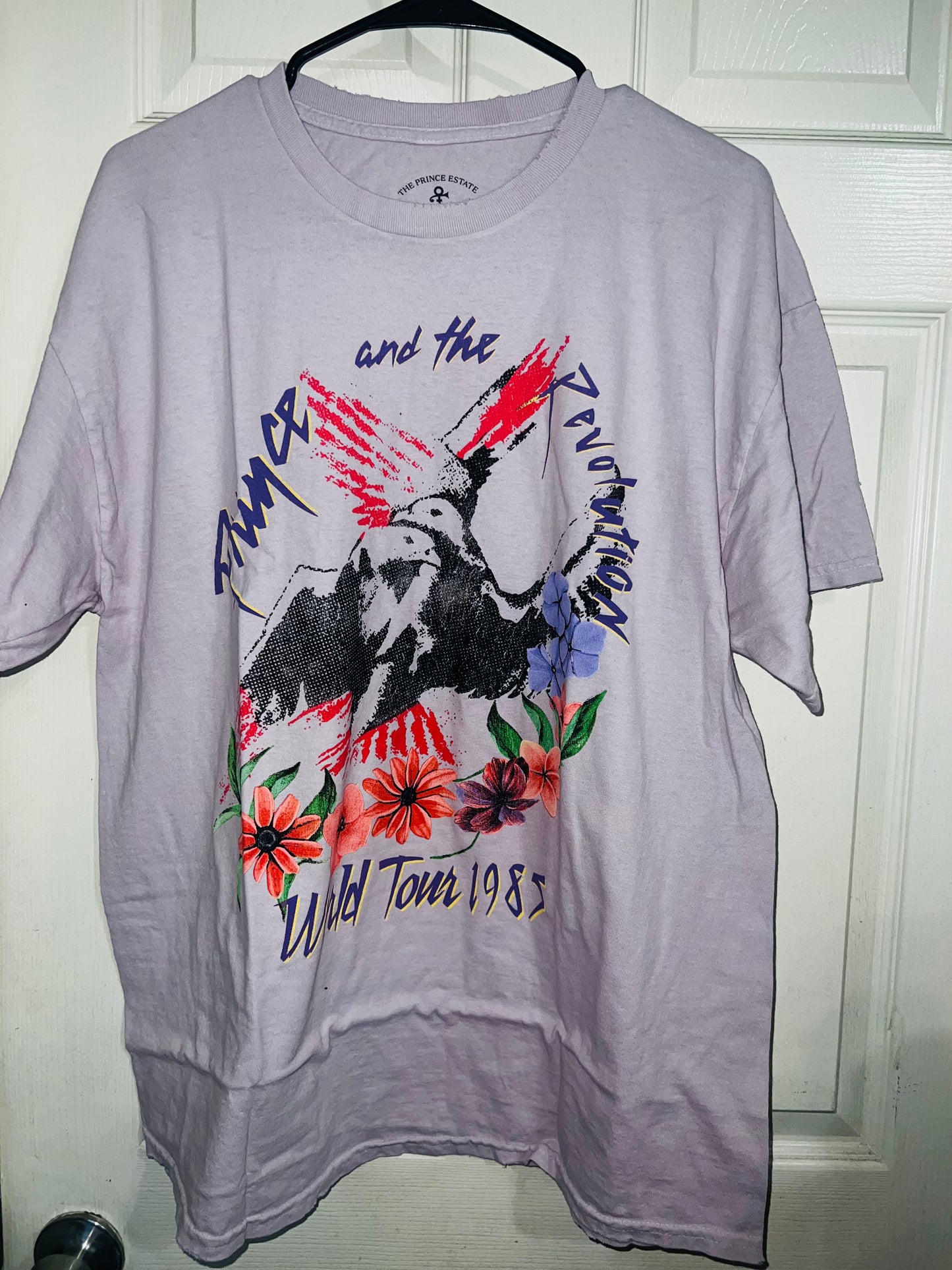 Prince and The Revolution 85 Oversized Distressed Tee