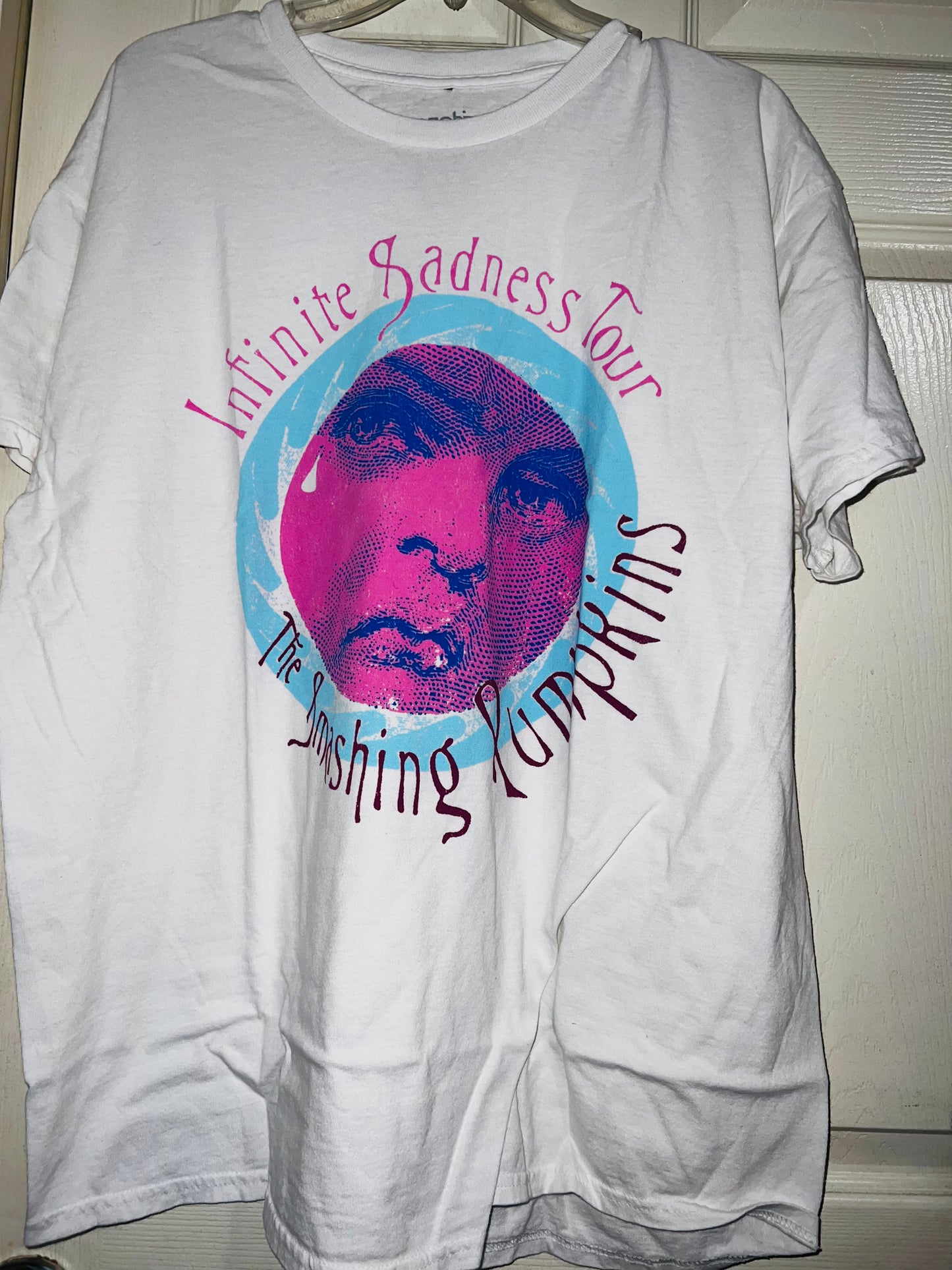 Smashing Pumpkins Tour Oversized Distressed Tee