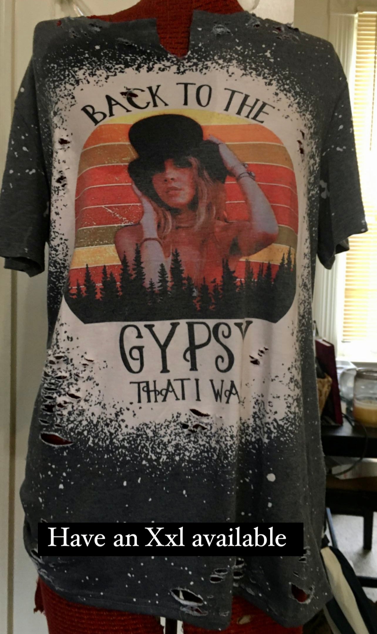 Stevie Nicks Distressed Tee