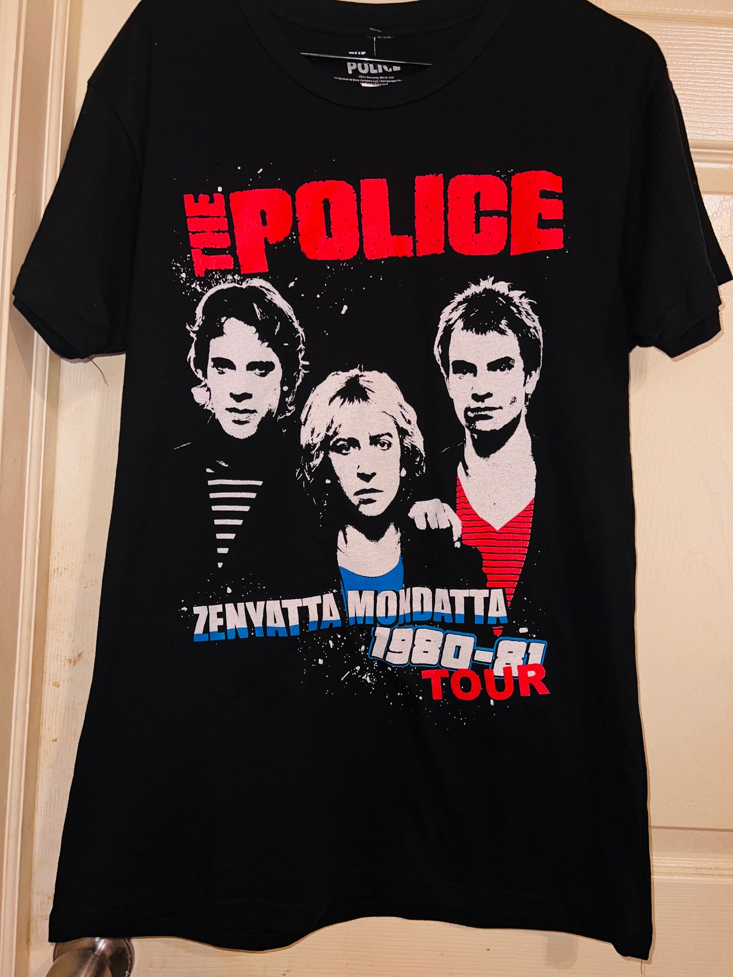 The Police Zenyatta Mondatta 80-81 Tour Oversized Distressed Tee