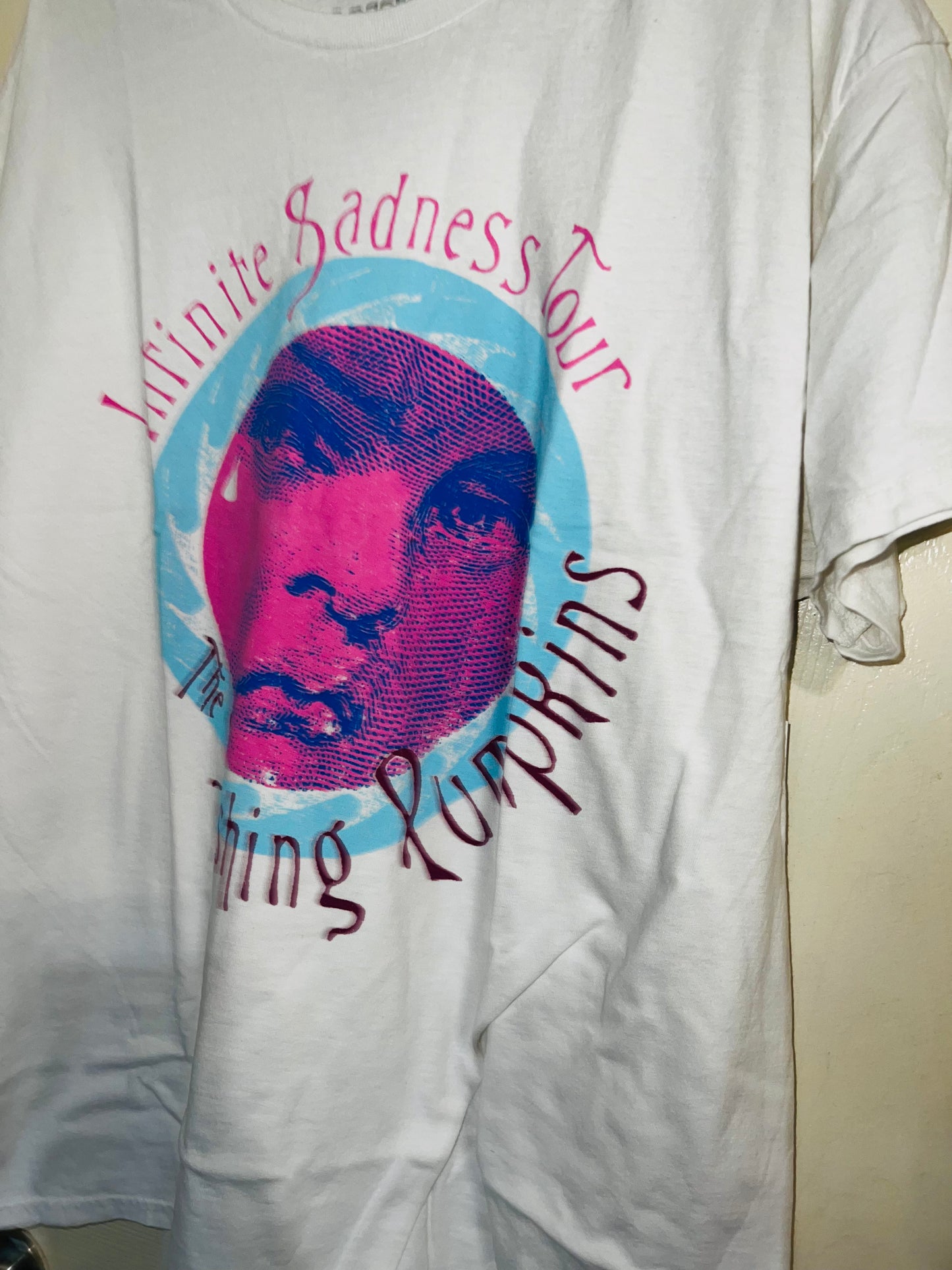 Smashing Pumpkins Tour Oversized Distressed Tee