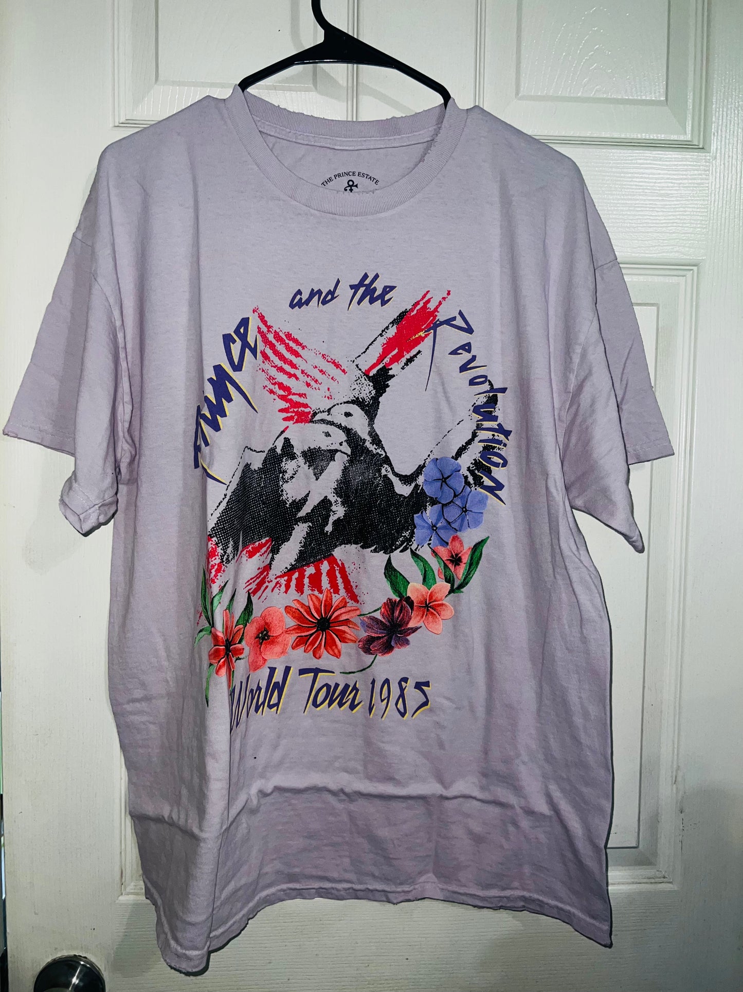 Prince and The Revolution 85 Oversized Distressed Tee