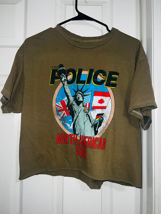 The Police Oversized Distressed Tee