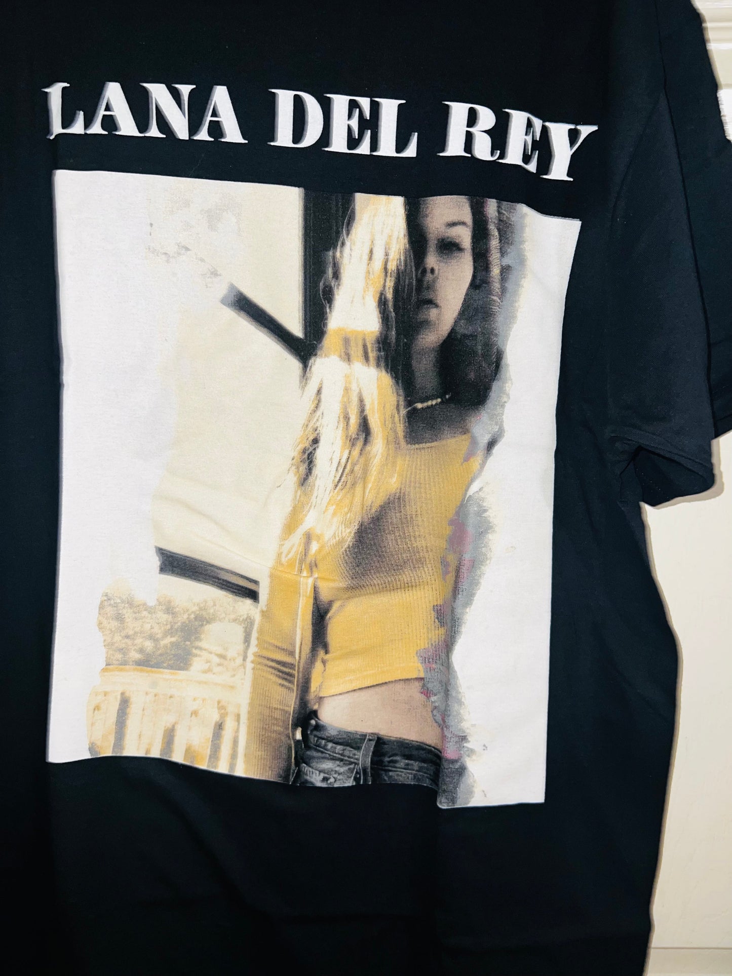 Lana Del Rey Oversized Distressed Tee