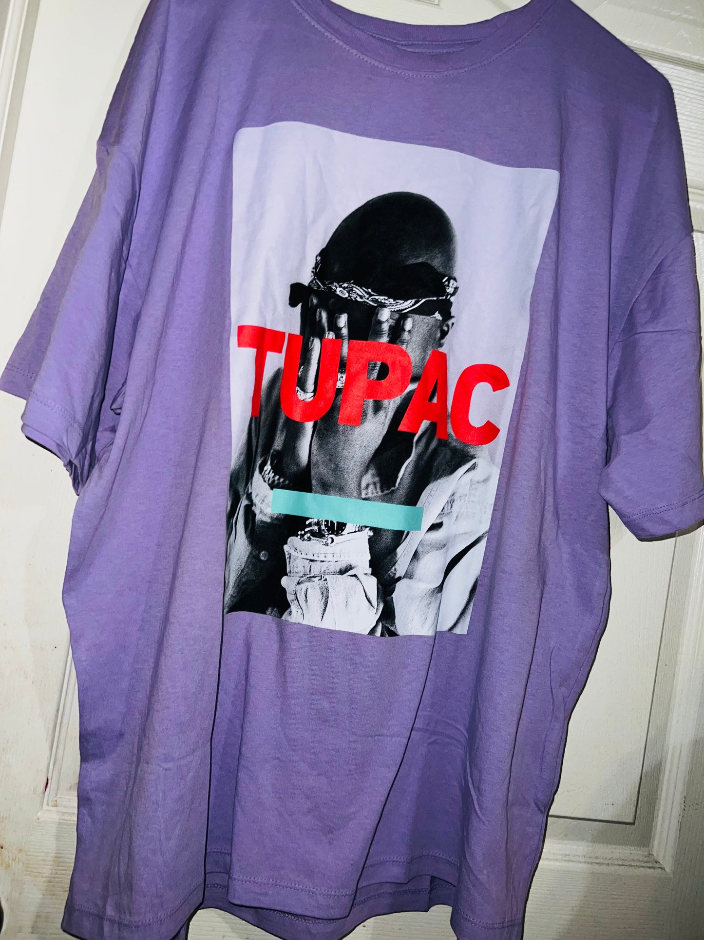 Tupac Oversized Distressed Tee