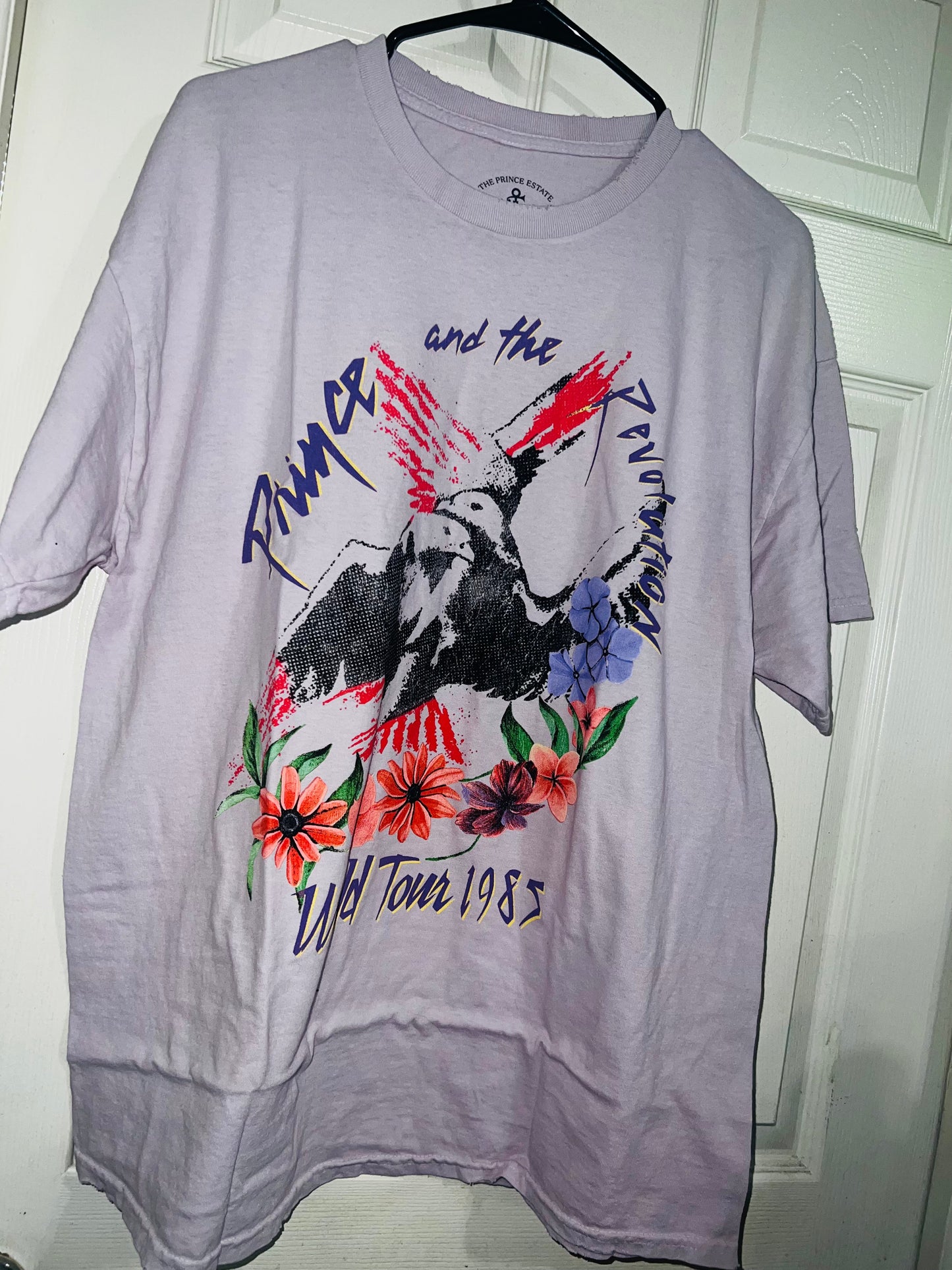 Prince and The Revolution 85 Oversized Distressed Tee