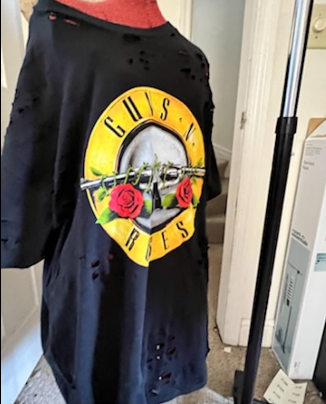 Guns n Roses Oversized Distressed Tee