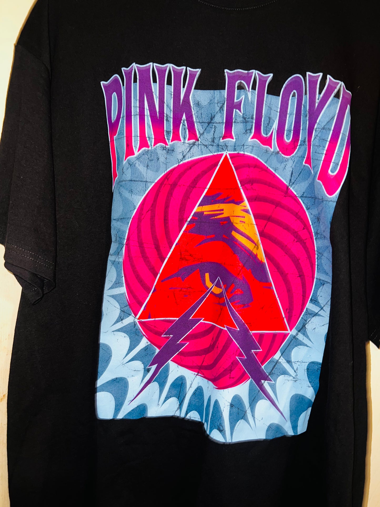 Pink Floyd “Evil Eye" Oversized Distressed Tee