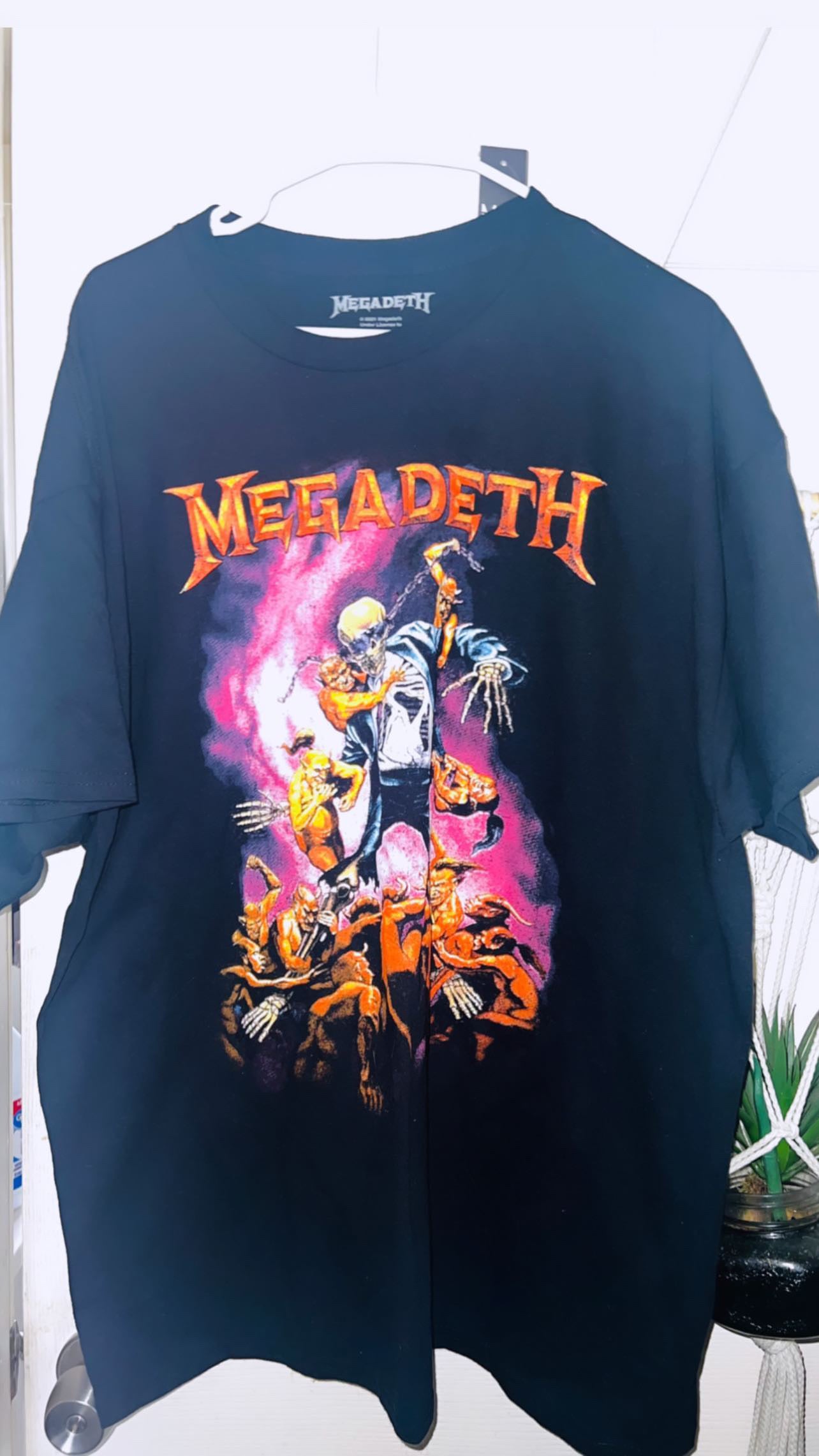 Megadeath Oversized Distressed Tee