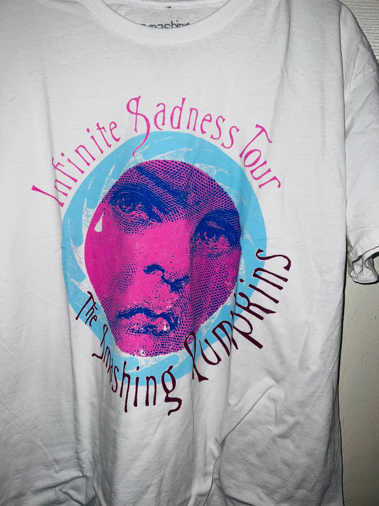 Smashing Pumpkins Tour Oversized Distressed Tee