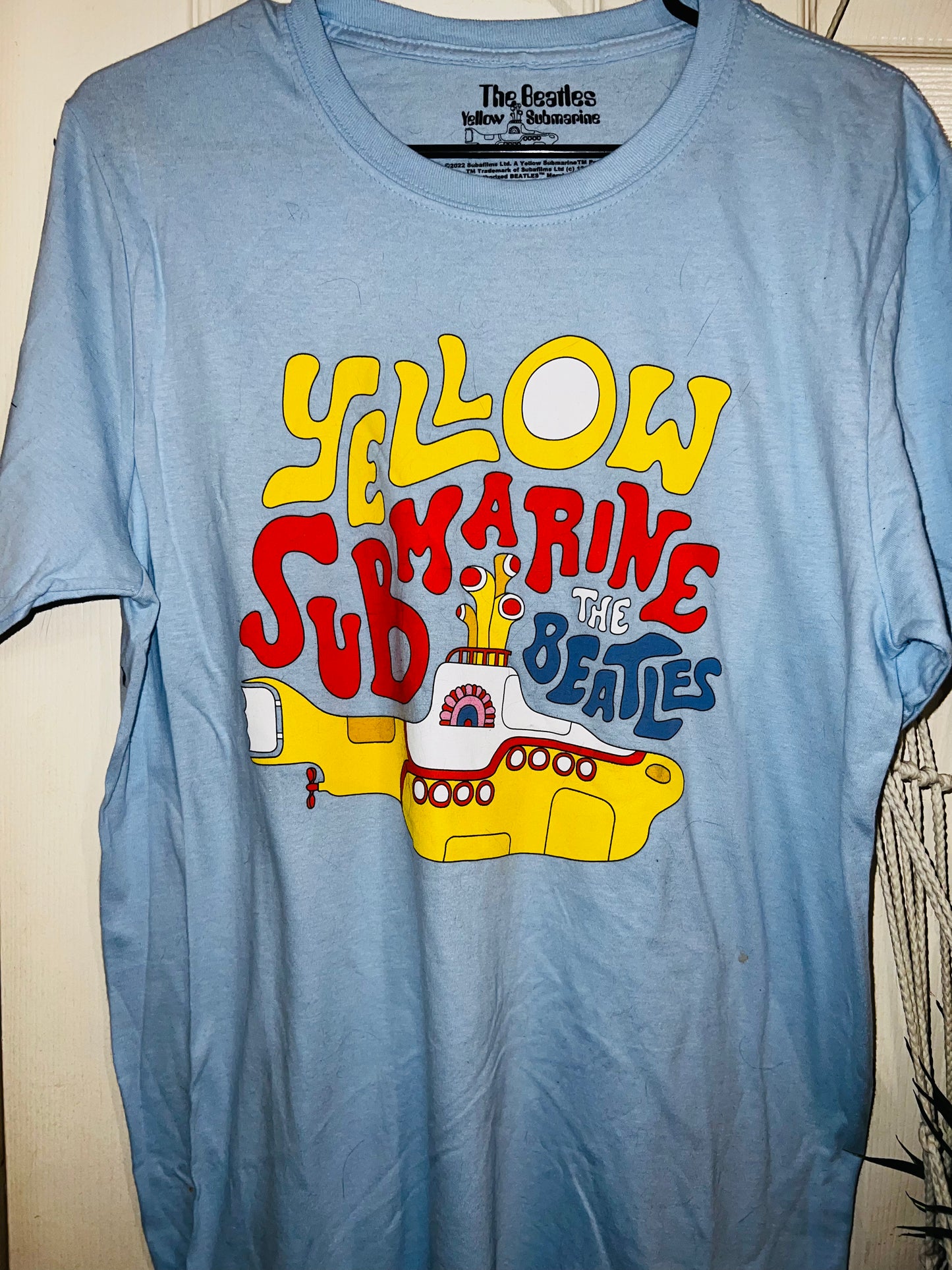 The Beatles Yellow Submarine Oversized Distressed are