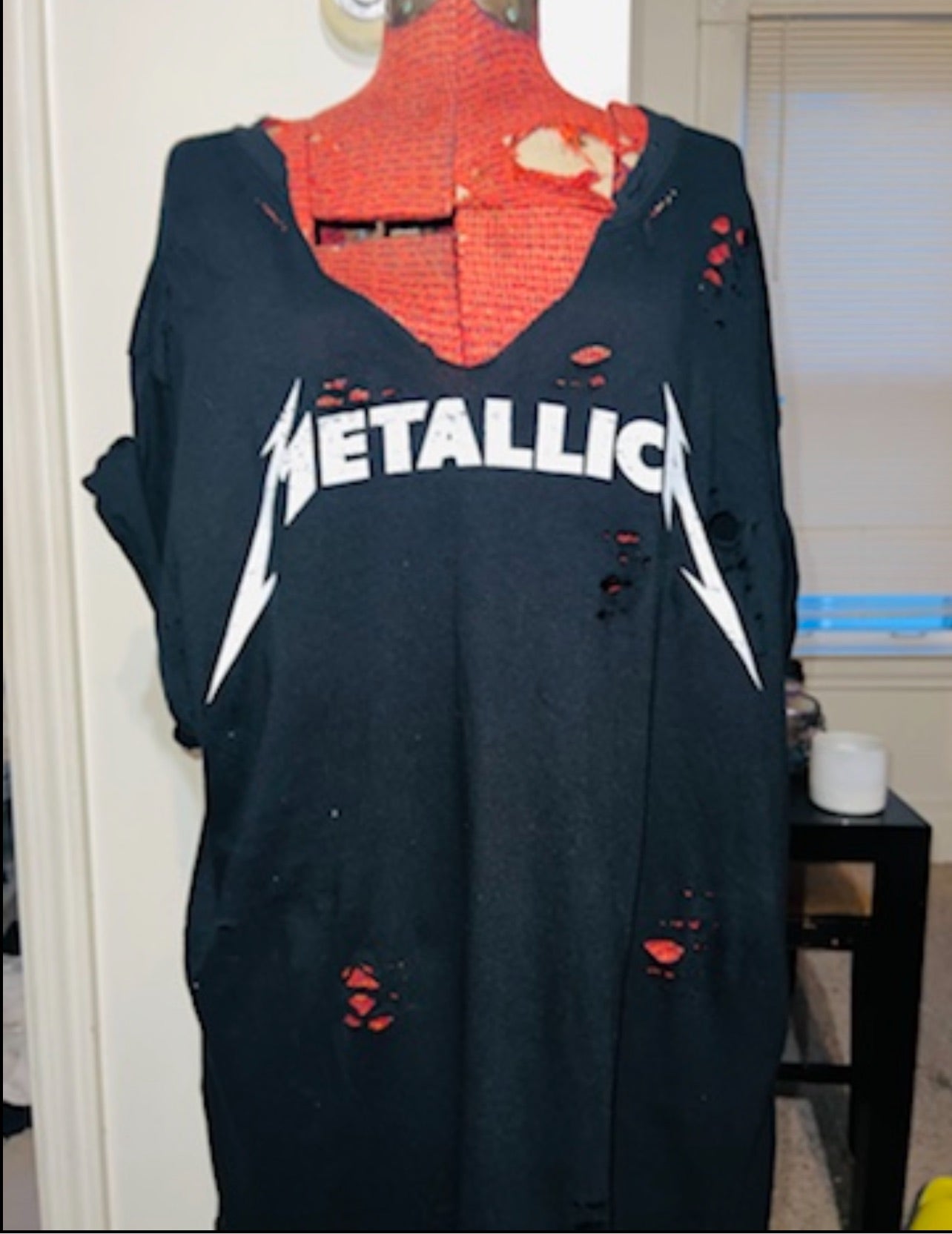 Metallica Oversized Distressed Tee