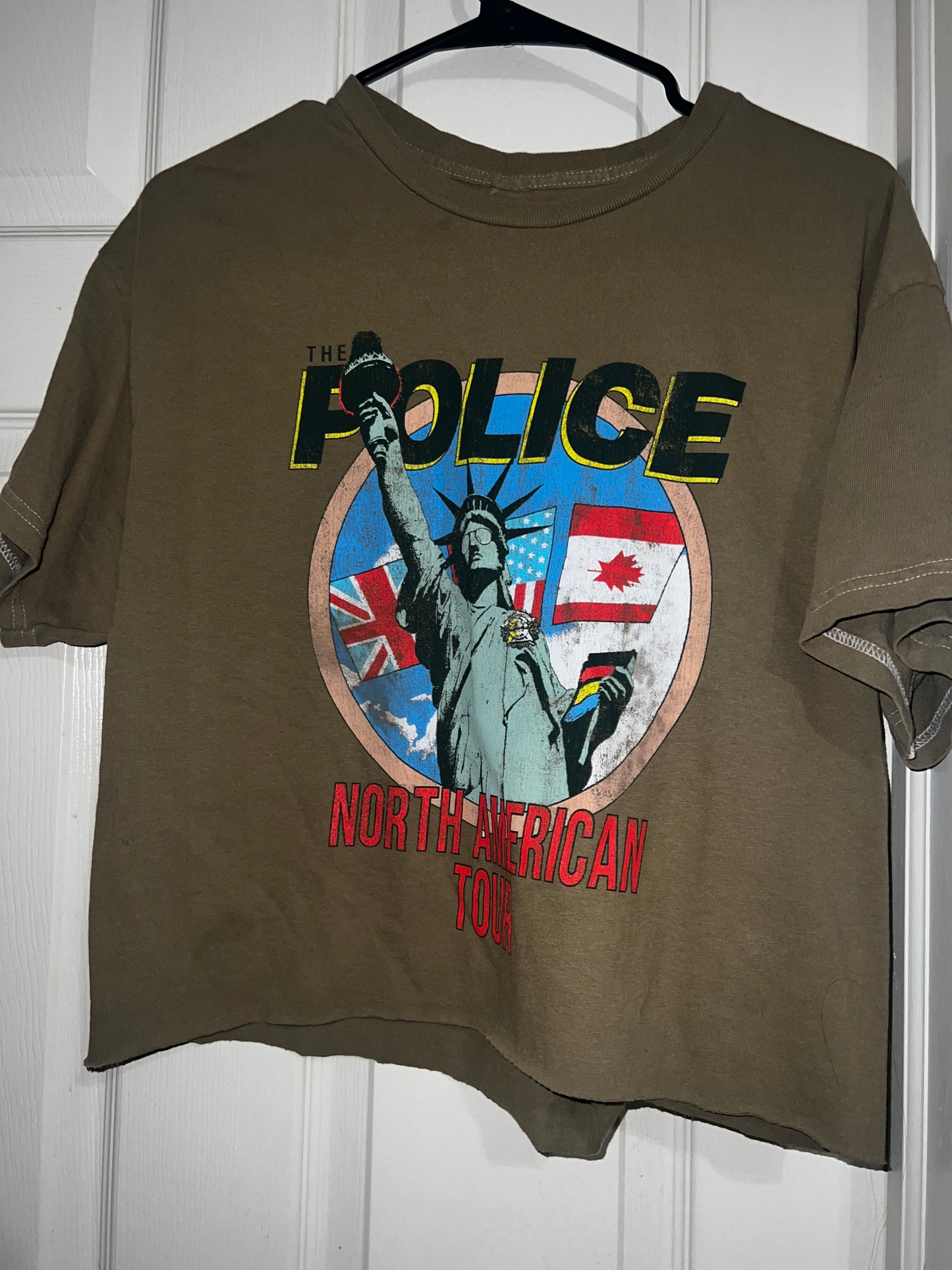 The Police Oversized Distressed Tee