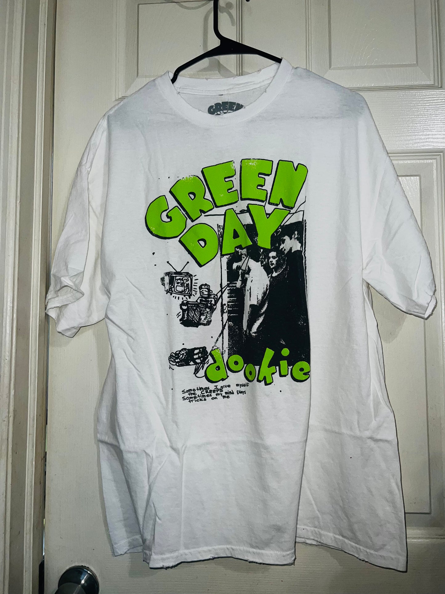 Green Day Dookie Oversized Distressed Tee