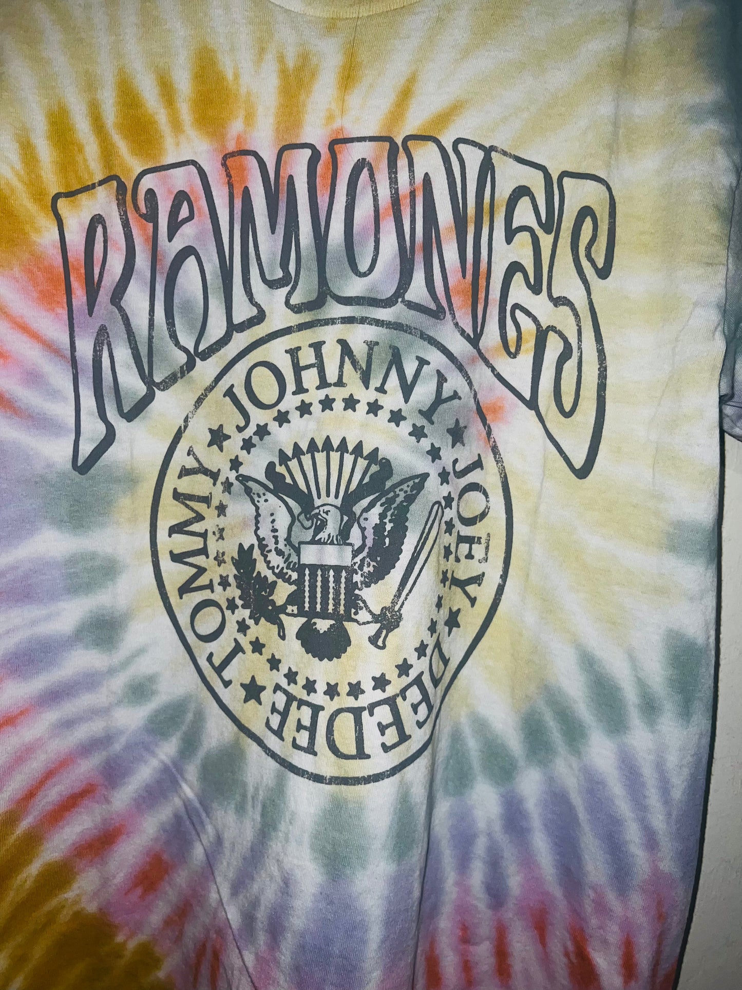 Ramones Tie Dye Oversized Tee