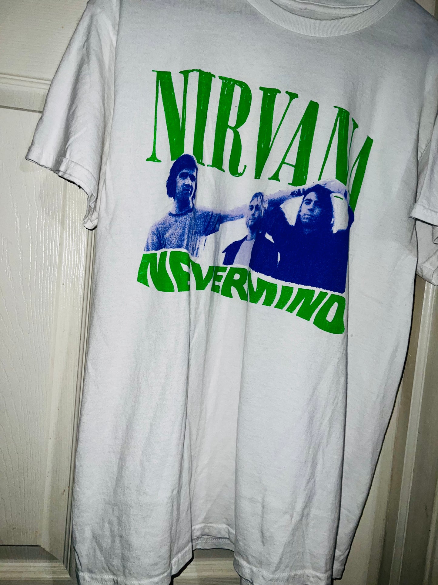 Nirvana “Nevermind” Oversized Distressed Tee