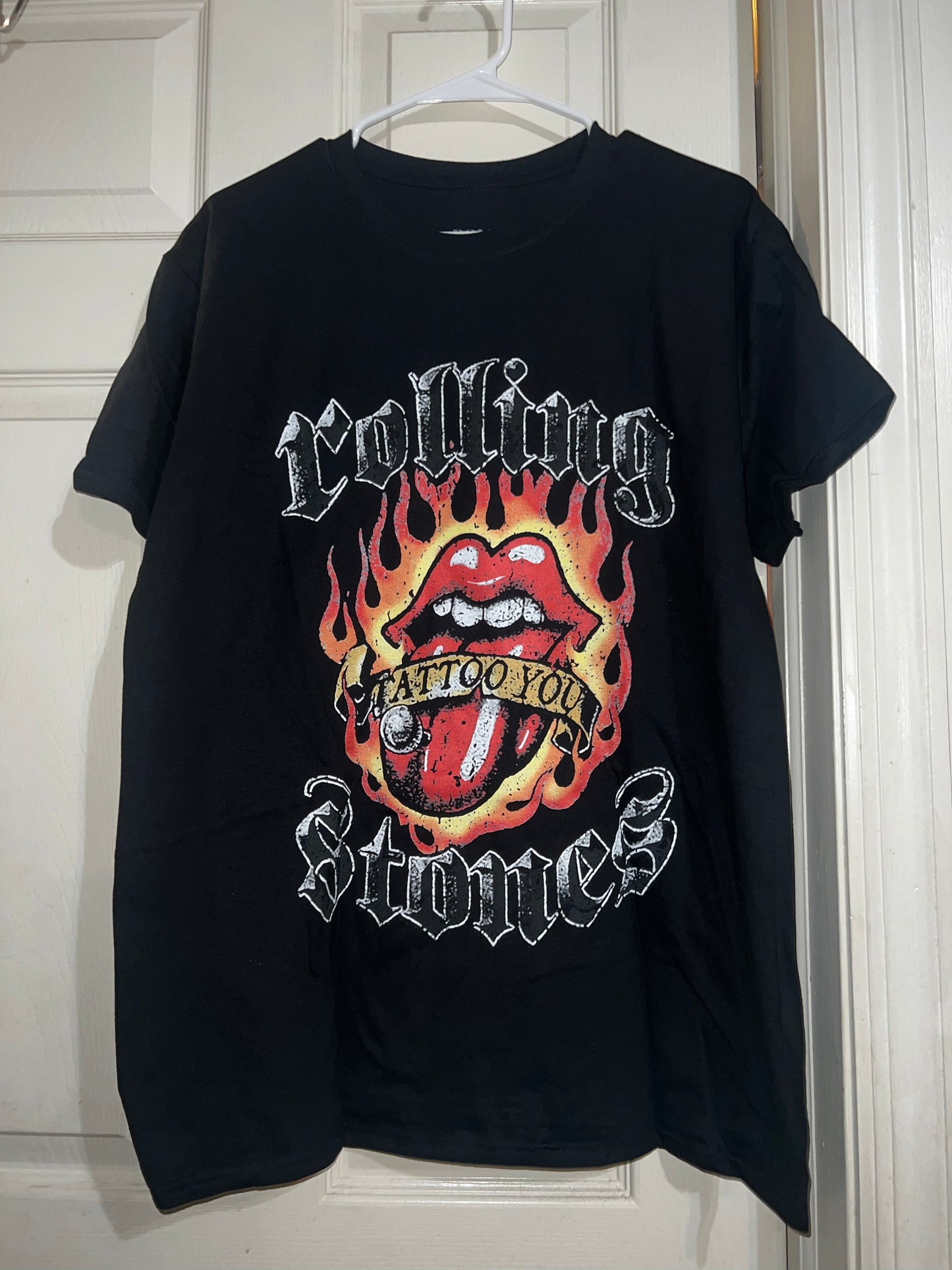 Rolling Stones “Tattoo You” Oversized Distressed Tee