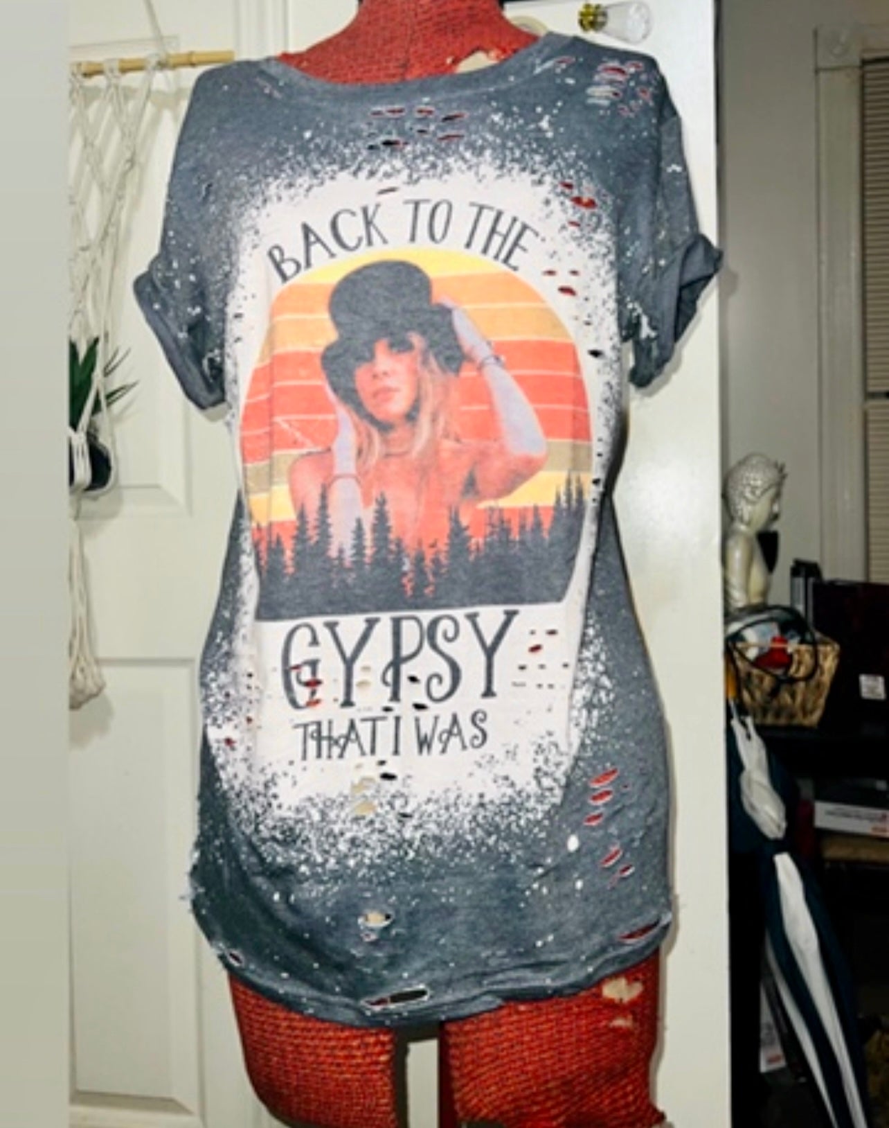 Stevie Nicks Distressed Tee