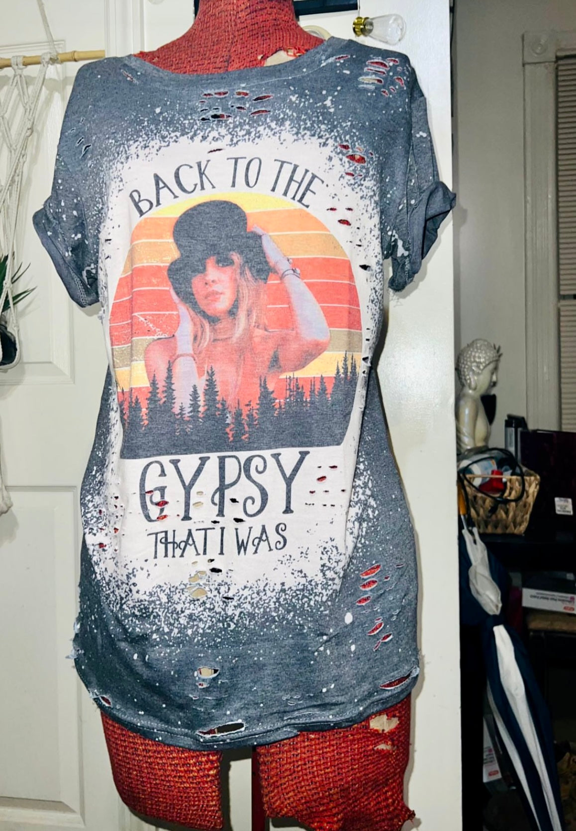 Stevie Nicks Distressed Tee