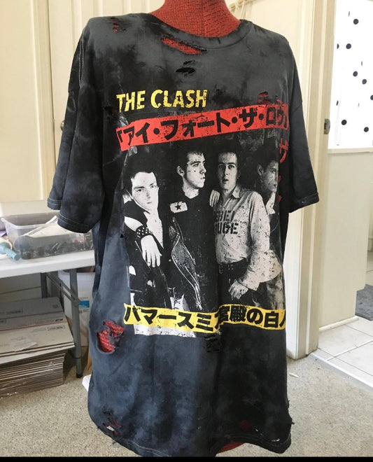 The Clash Distressed Tee