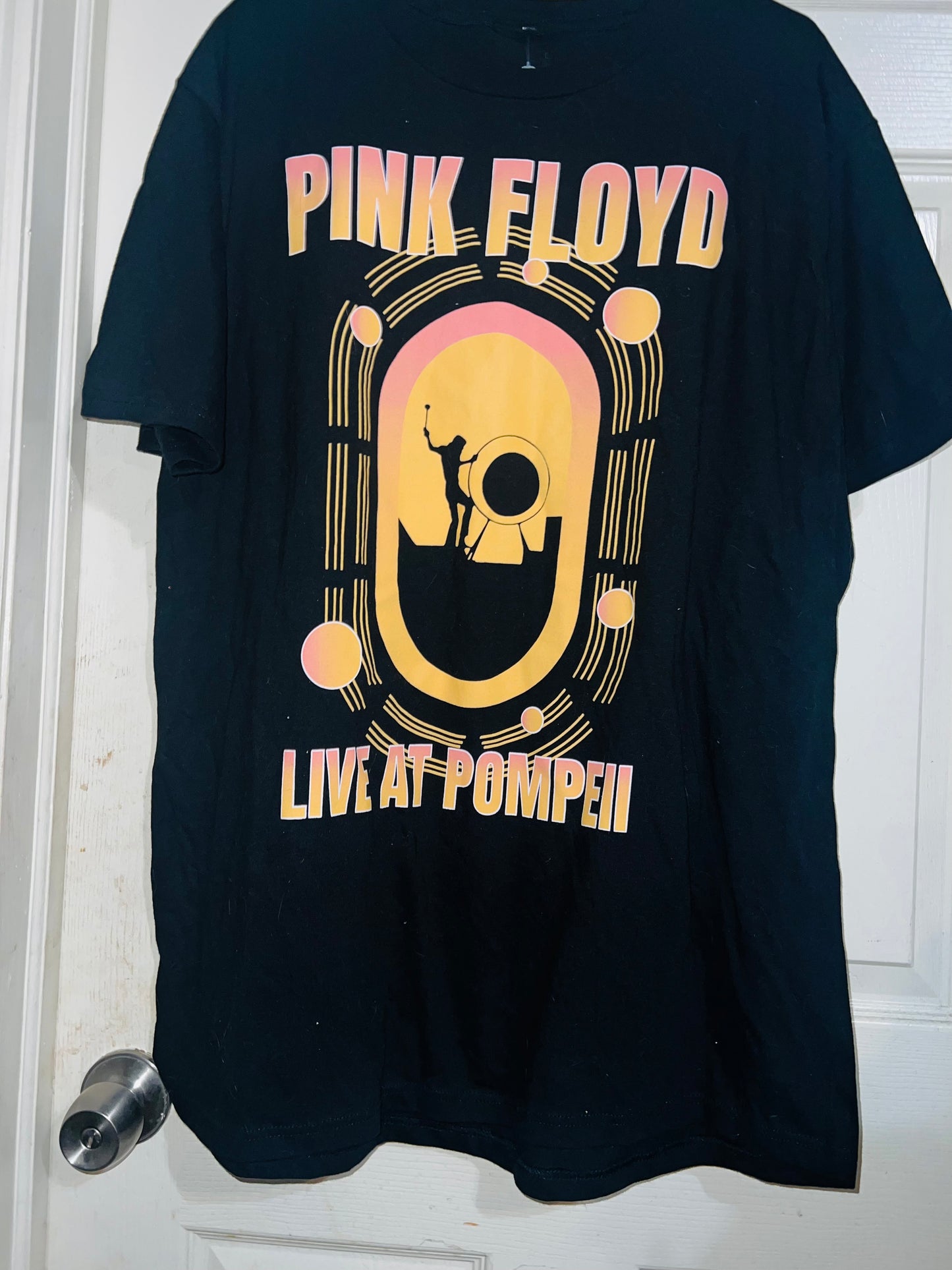 Pink Floyd alive at Pompeii OS Distressed Tee