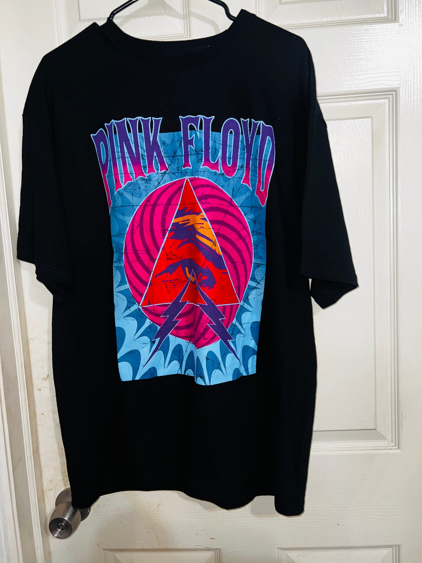 Pink Floyd “Evil Eye" Oversized Distressed Tee