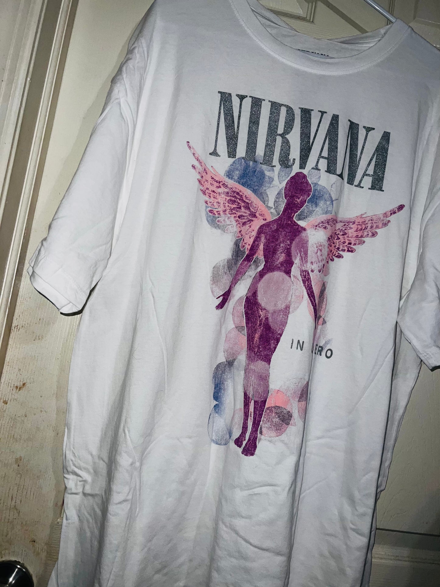 Nirvana Utero Oversized Distressed Tee