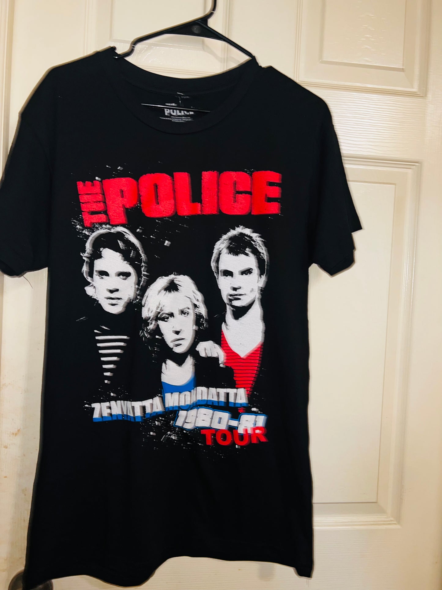 The Police Zenyatta Mondatta 80-81 Tour Oversized Distressed Tee