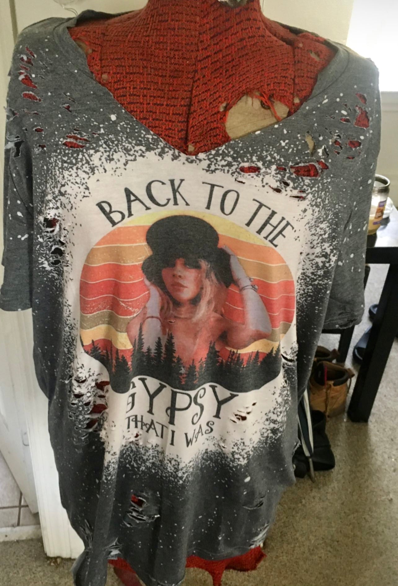 Stevie Nicks Distressed Tee