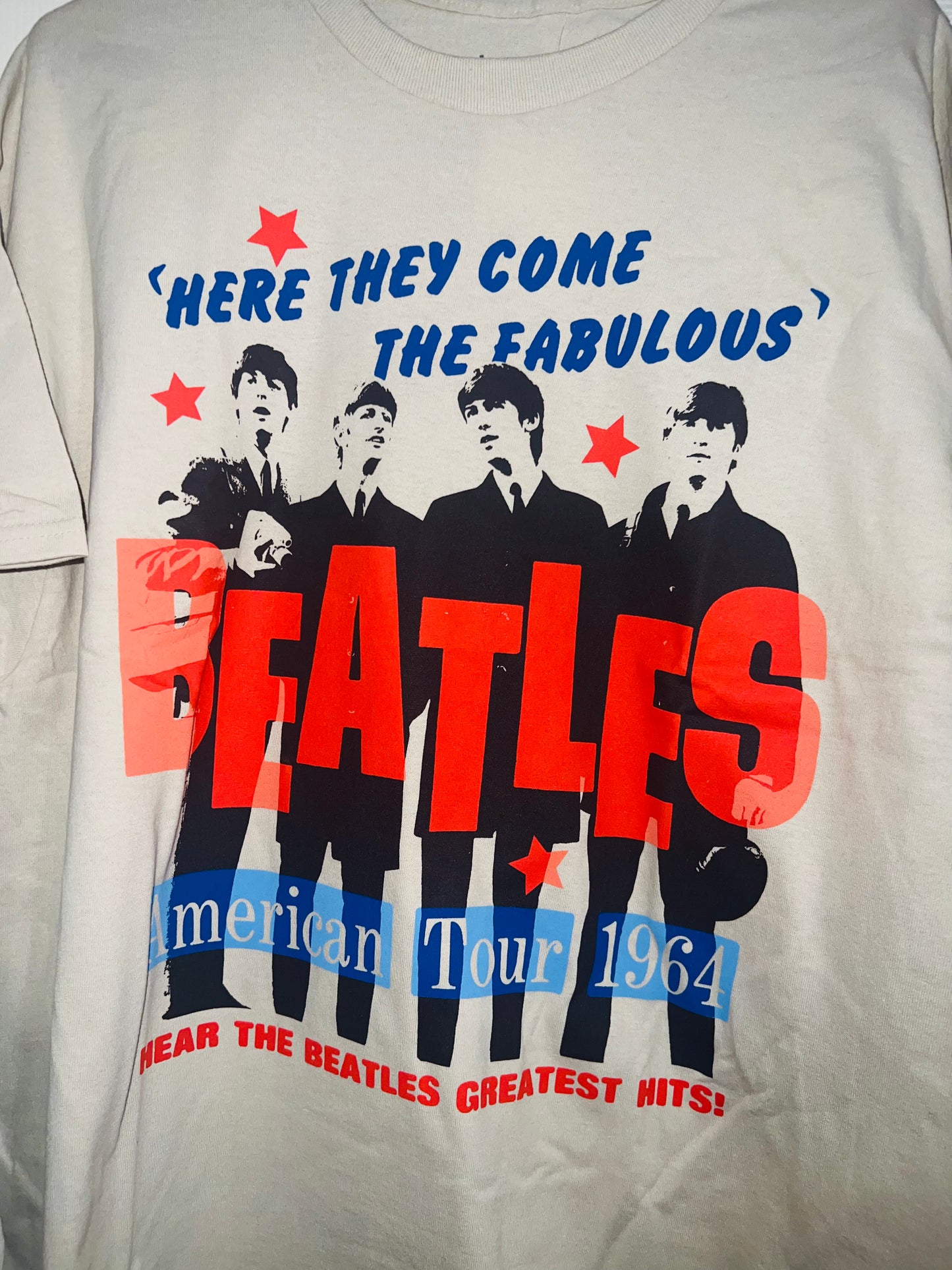 The Beatles 64 Oversized Distressed Concert Tee