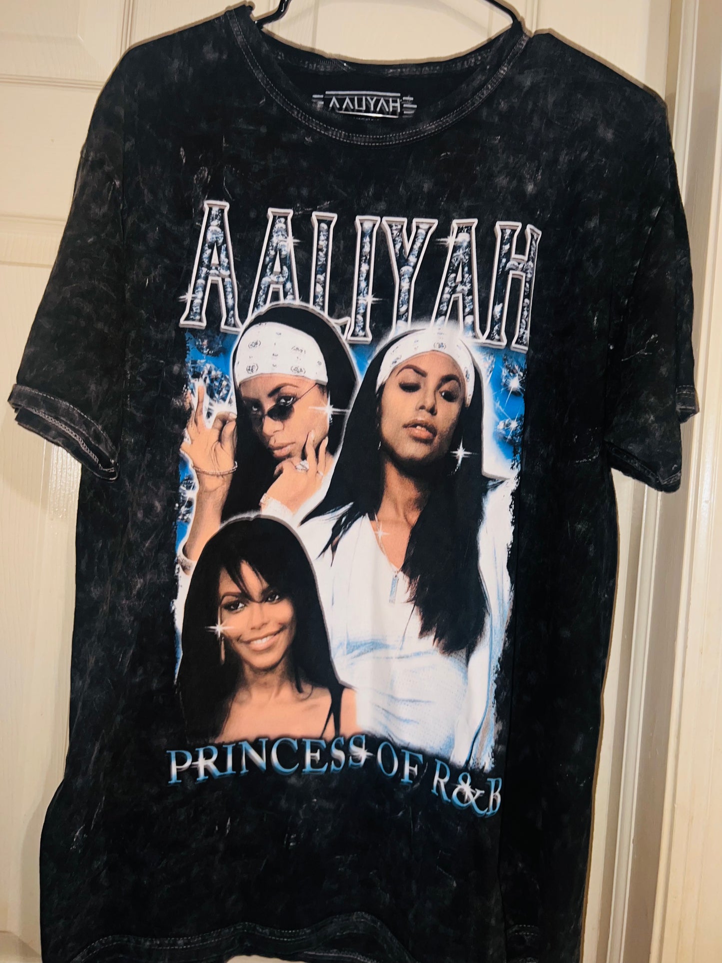 Aaliyah Oversized Distressed Tee