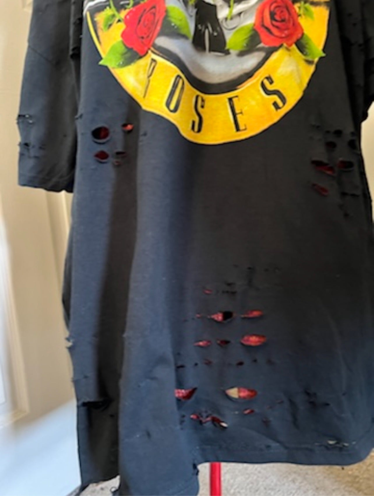 Guns n Roses Oversized Distressed Tee