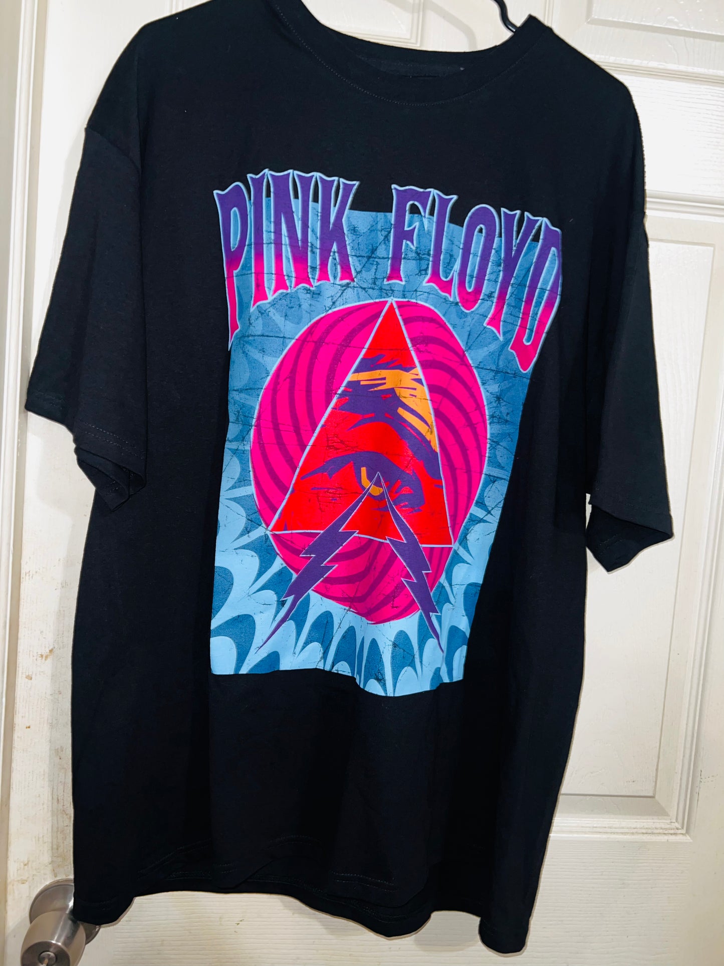 Pink Floyd “Evil Eye" Oversized Distressed Tee