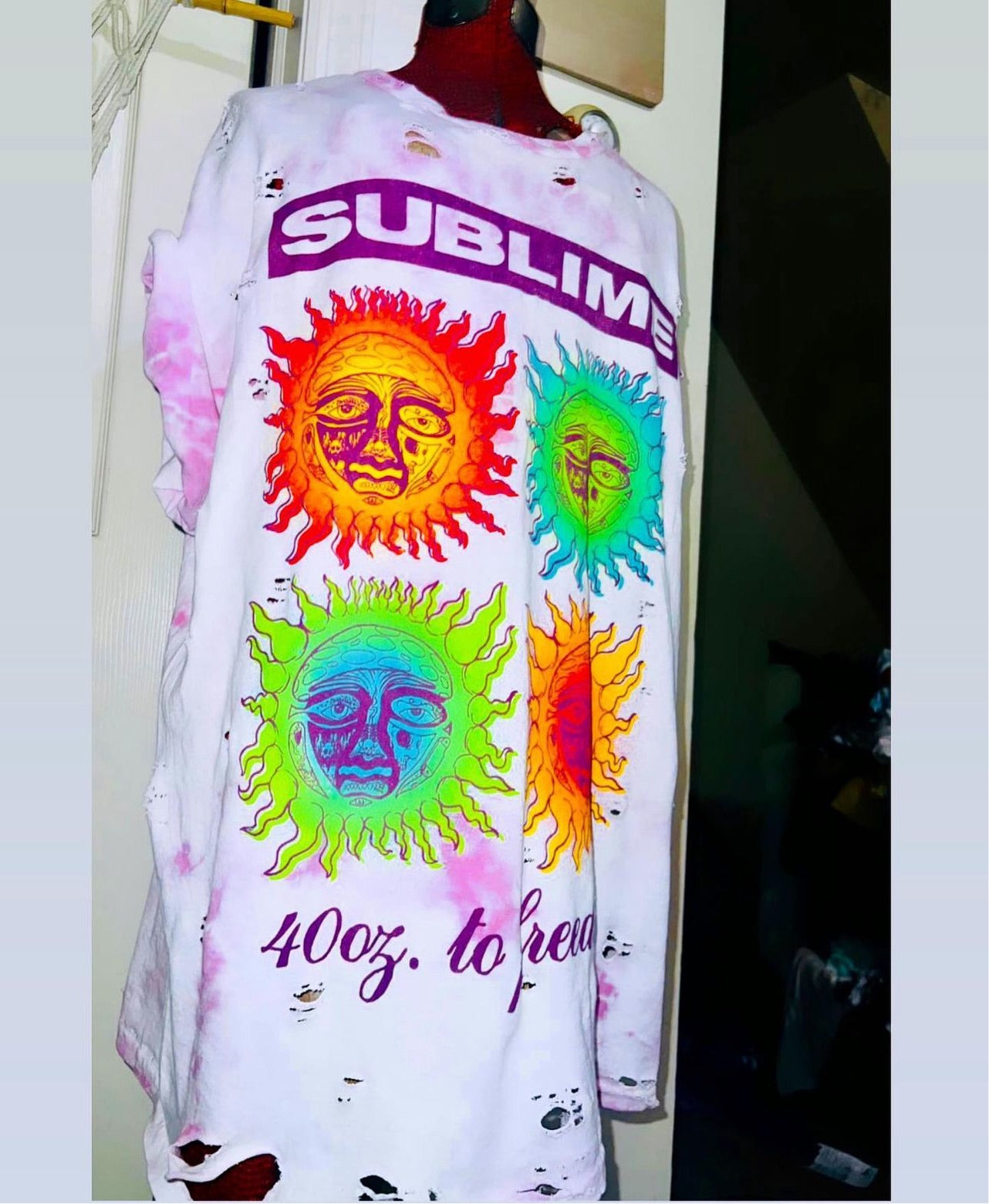 Sublime Oversized Distressed Tee