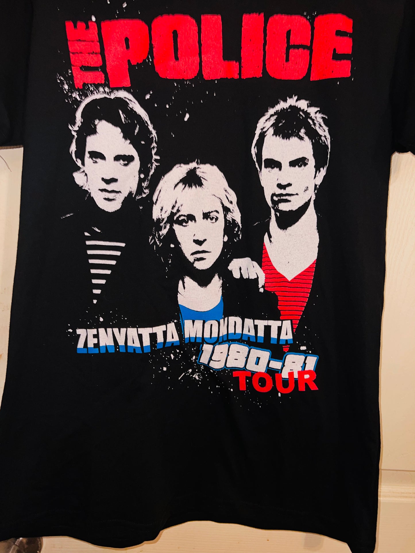 The Police Zenyatta Mondatta 80-81 Tour Oversized Distressed Tee