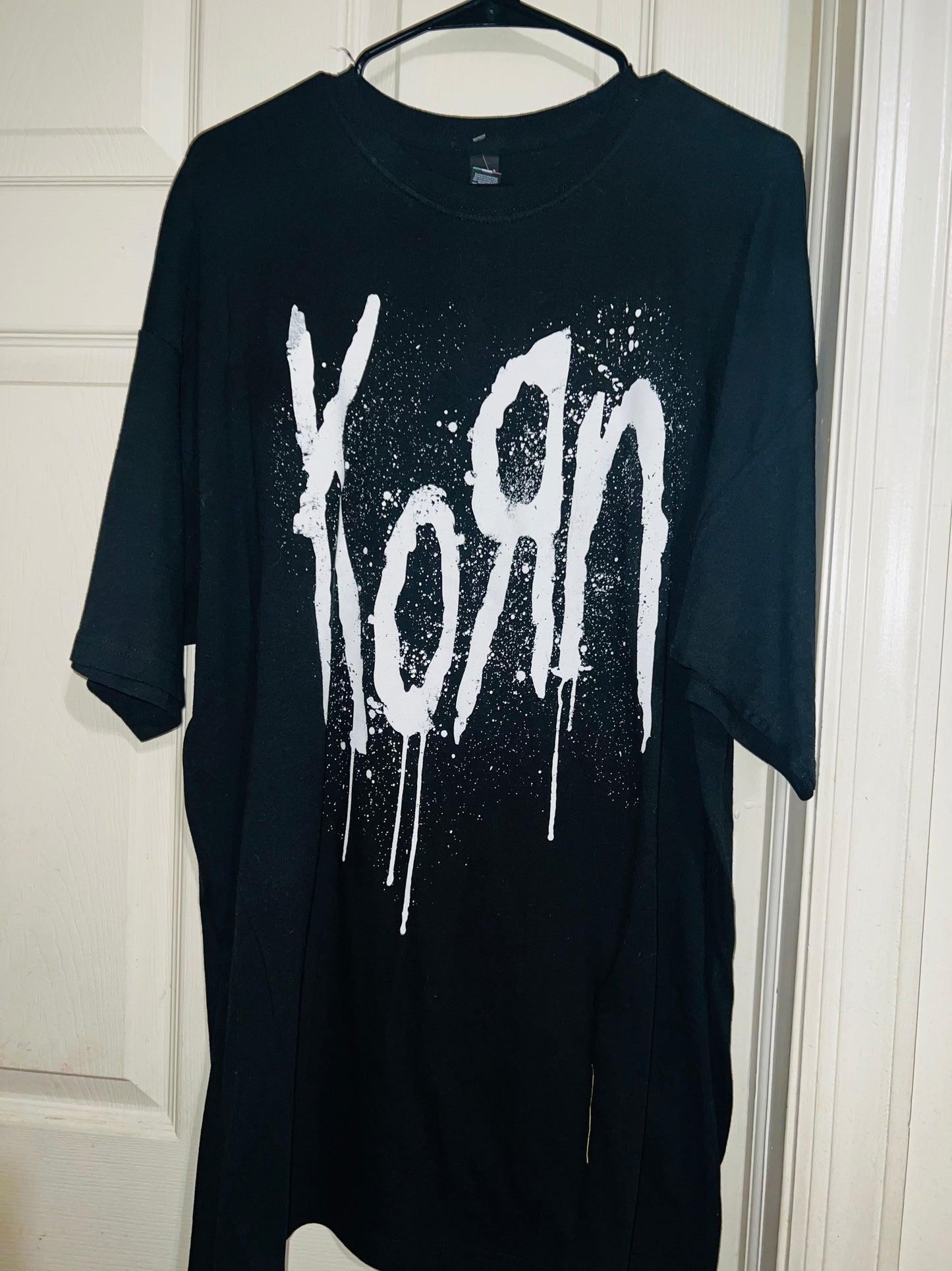 Korn Oversized Distressed Tee