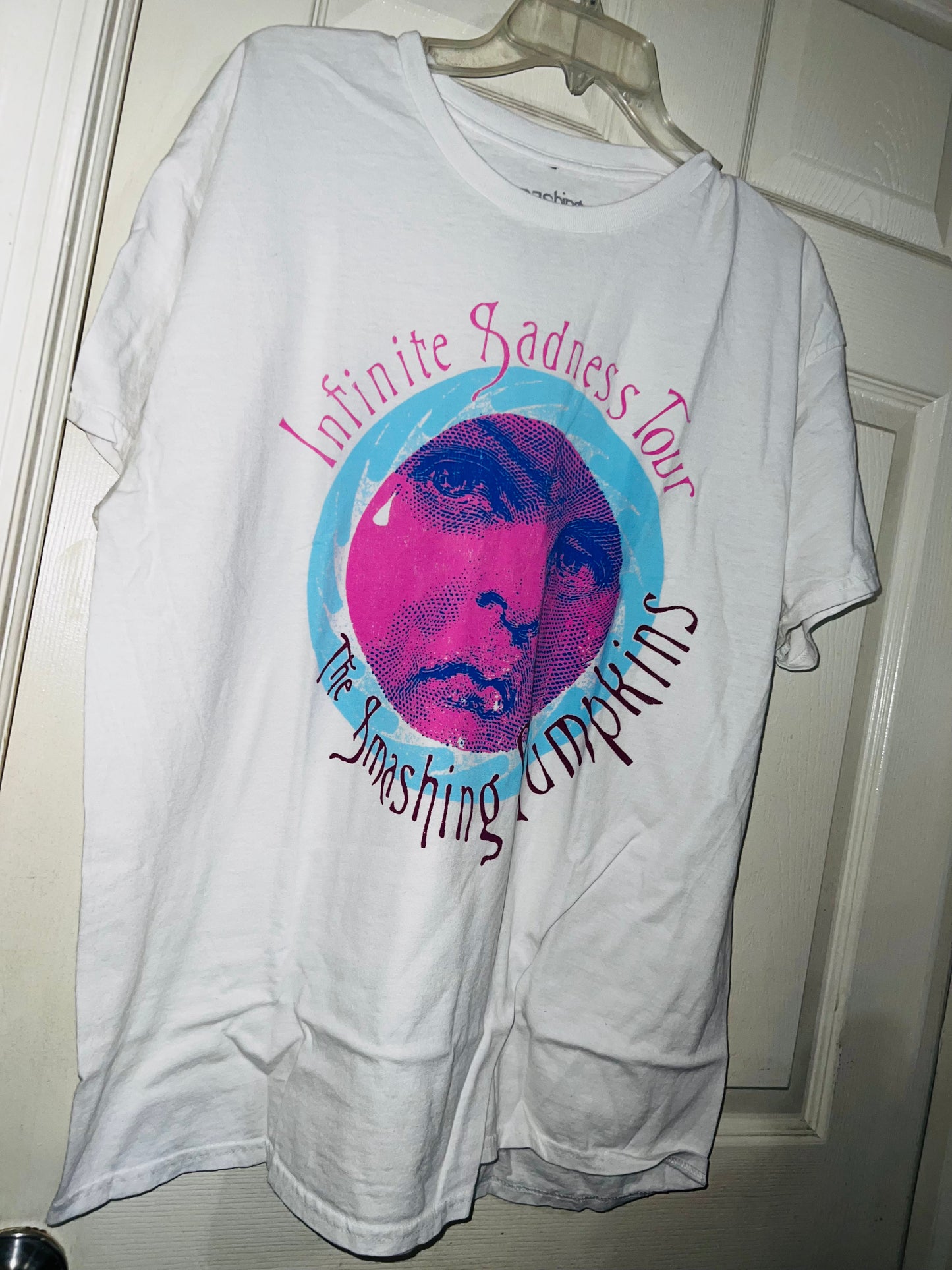 Smashing Pumpkins Tour Oversized Distressed Tee