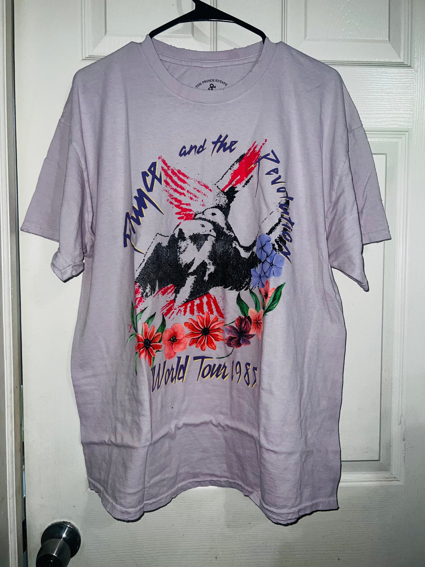 Prince and The Revolution 85 Oversized Distressed Tee