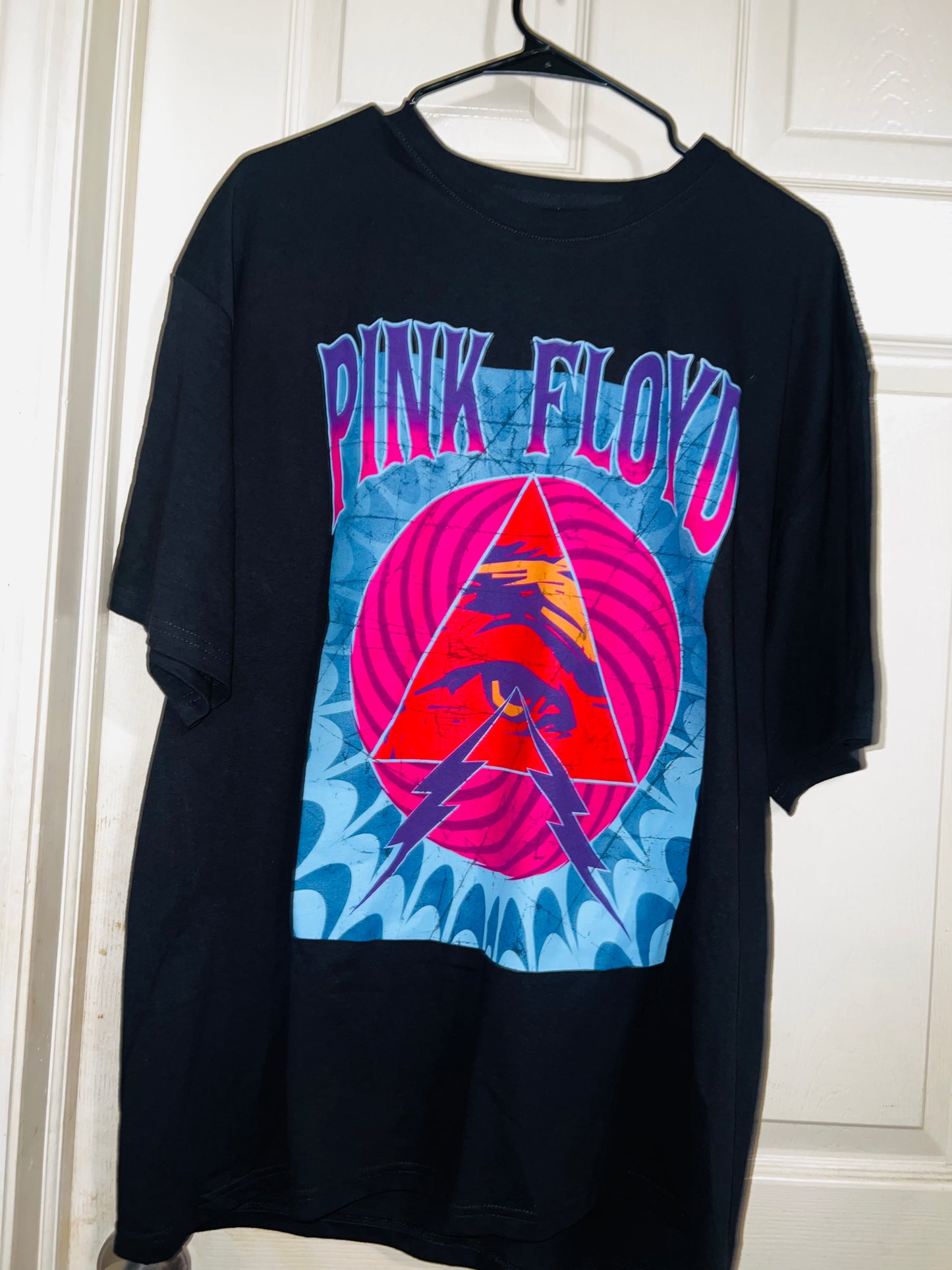 Pink Floyd “Evil Eye" Oversized Distressed Tee