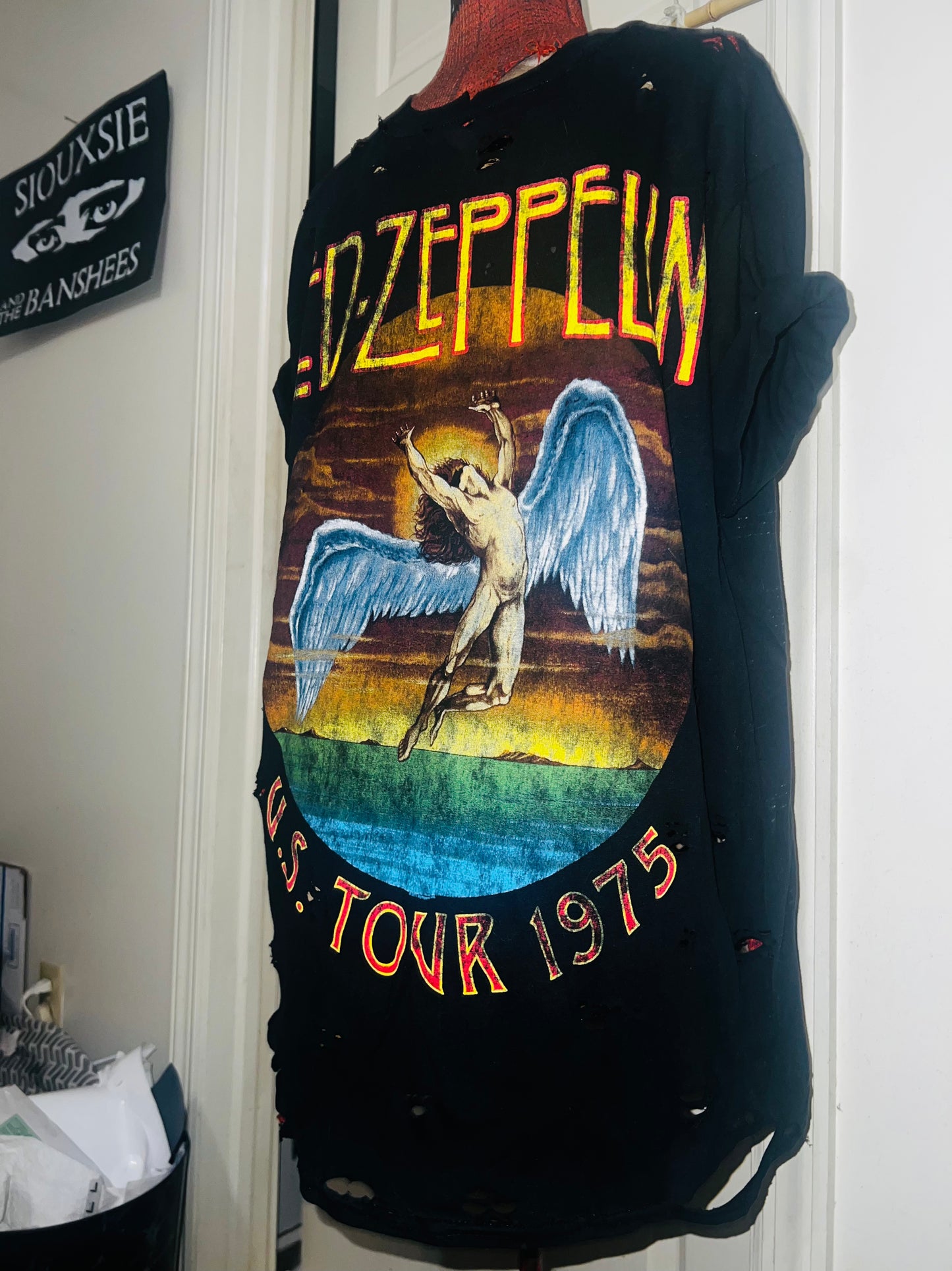 Led Zeppelin Oversized Distressed Tee