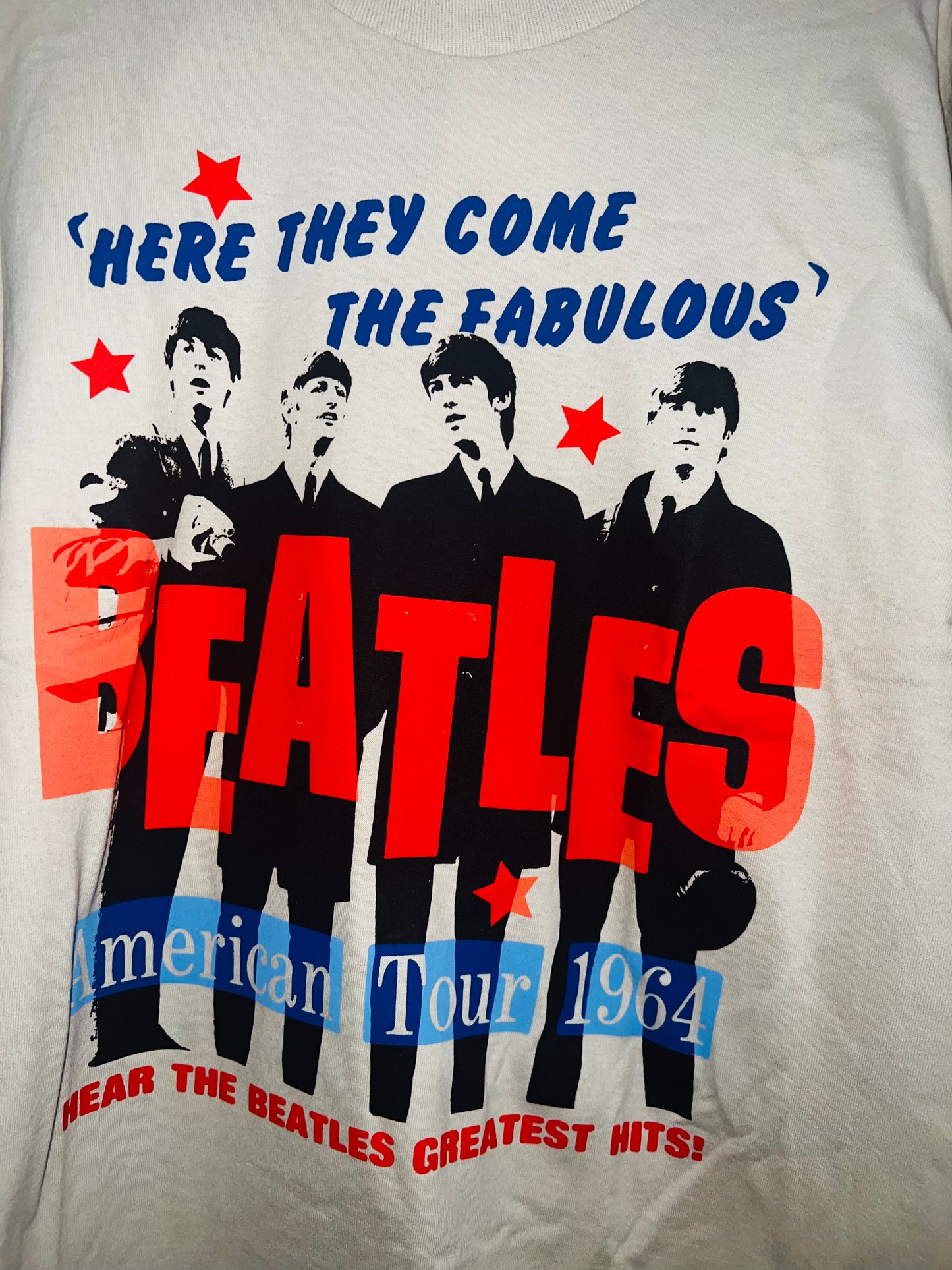 The Beatles 64 Oversized Distressed Concert Tee