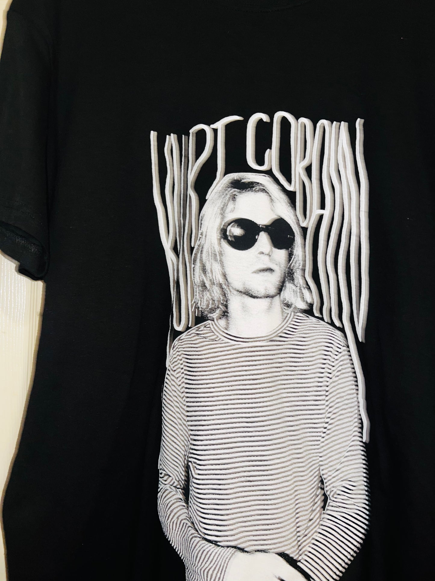 Kurt Cobain Oversized Distressed Tee